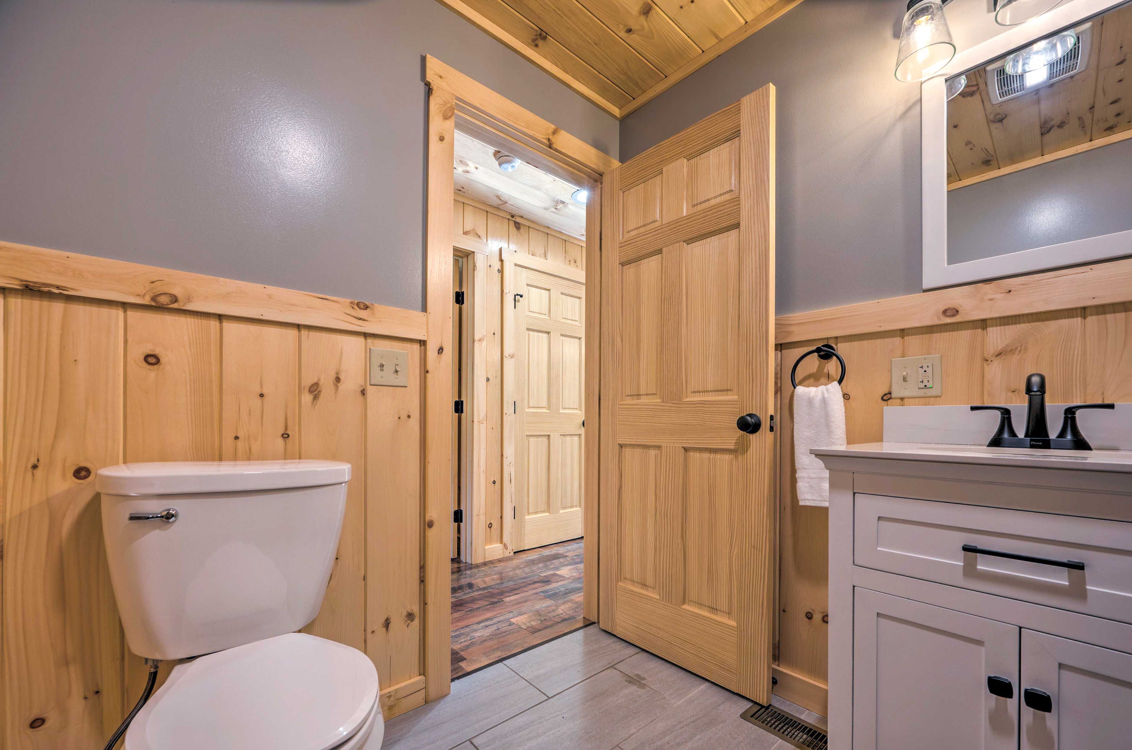 Half Bathroom | 1st Floor | Washer/Dryer | Laundry Detergent | Iron/Board