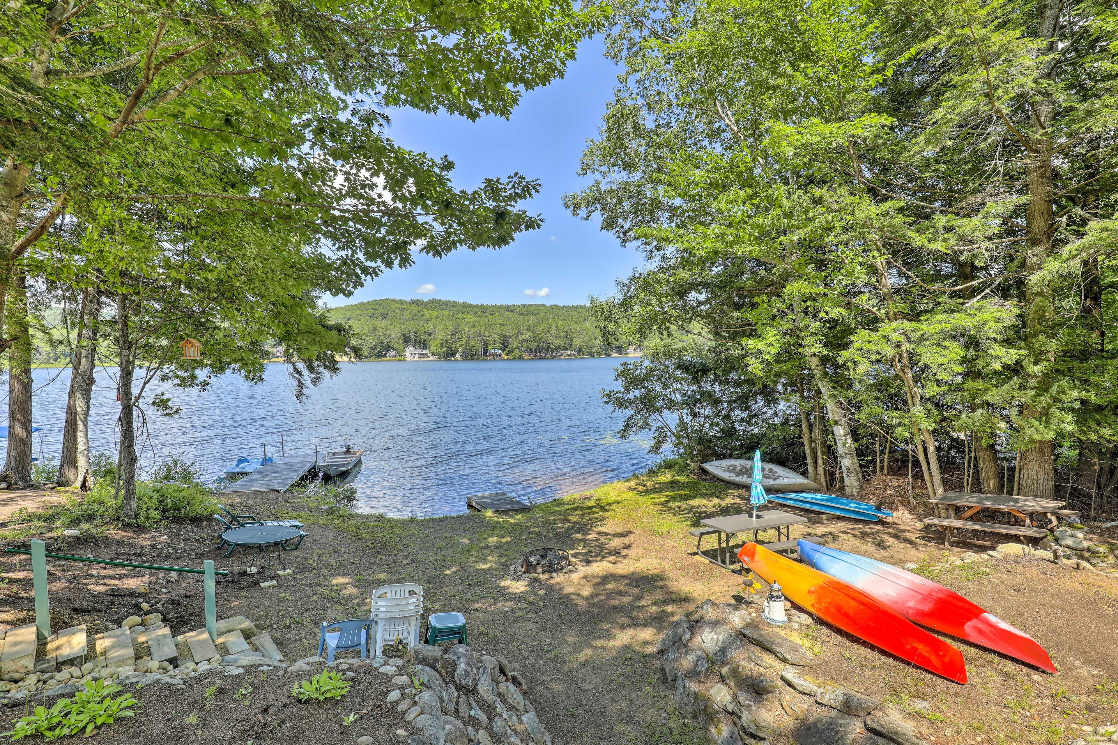 Lake Views | Dock Access | Yard Space | Kayaks | Canoe | Fire Pit