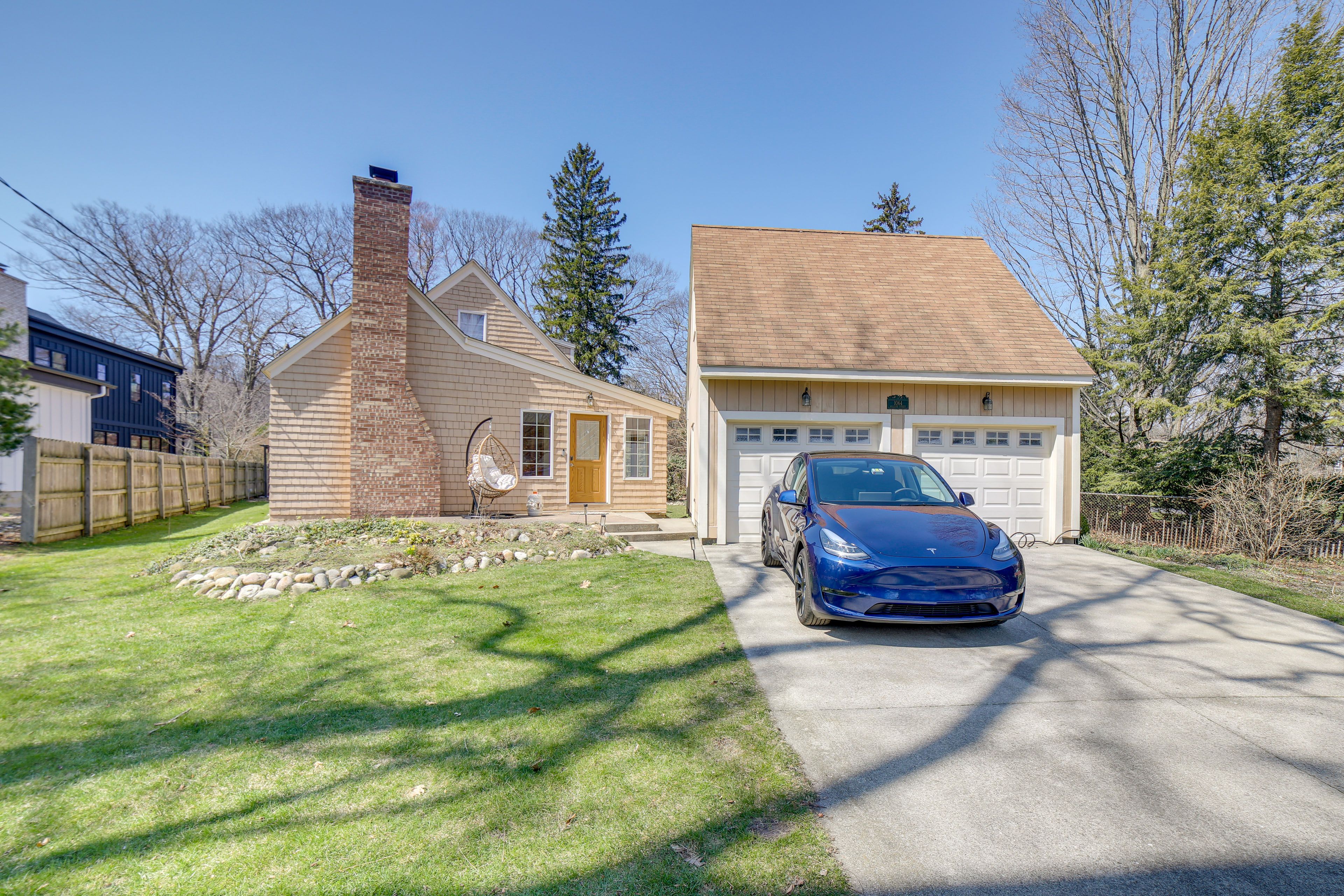 Cottage Exterior | Driveway Parking (4 Vehicles)