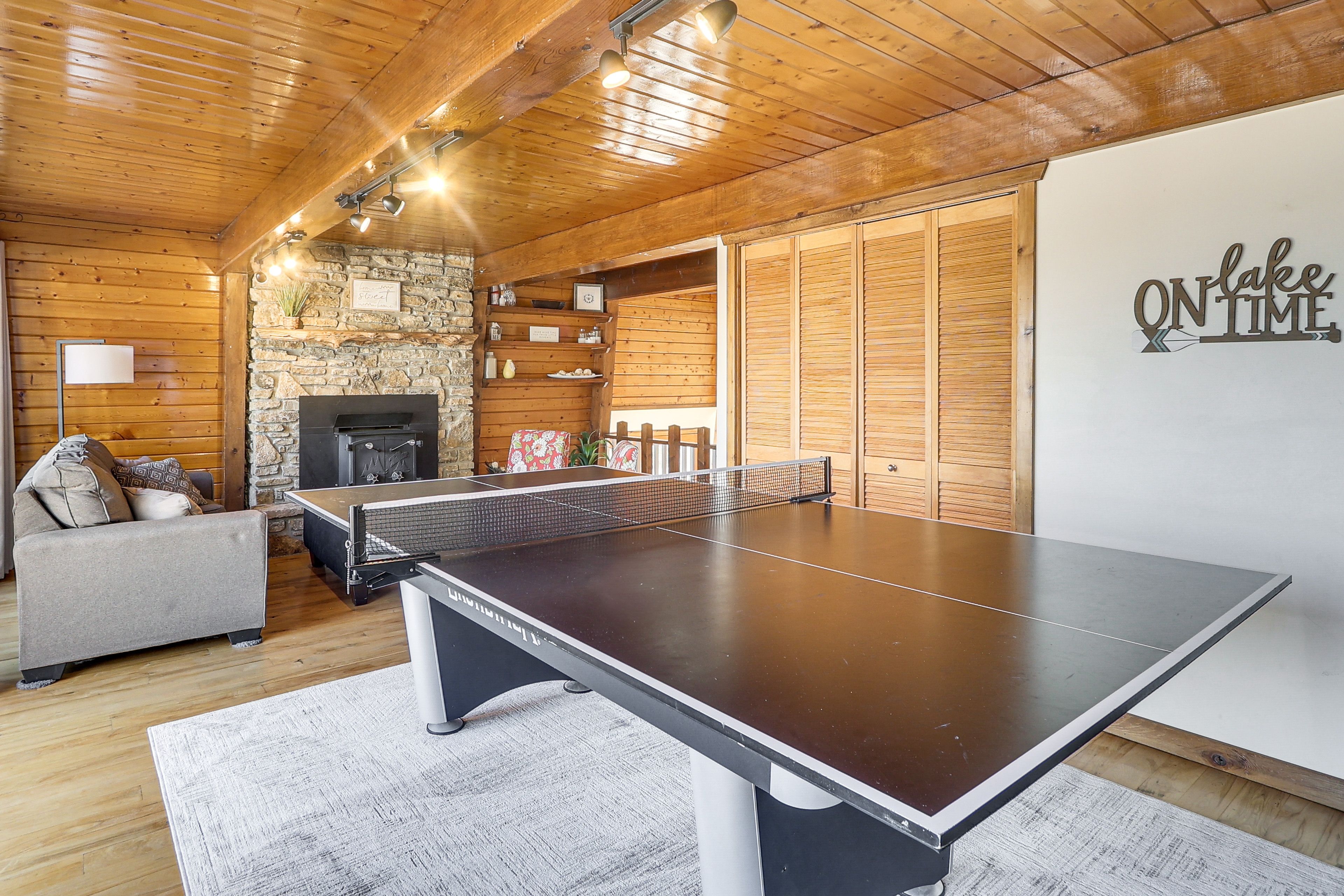Living Room | Upper Level | Ping Pong/Air Hockey Table