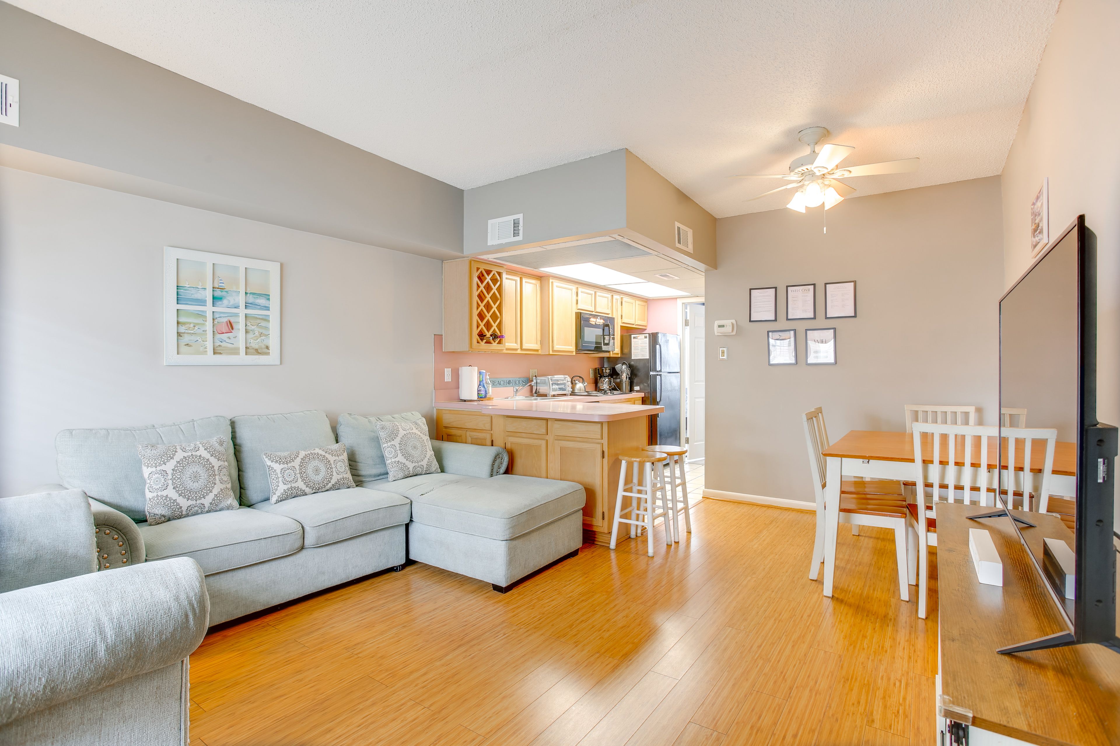 Wildwood Vacation Rental | 1BR | 1BA | Stairs Required | 511 Sq Ft