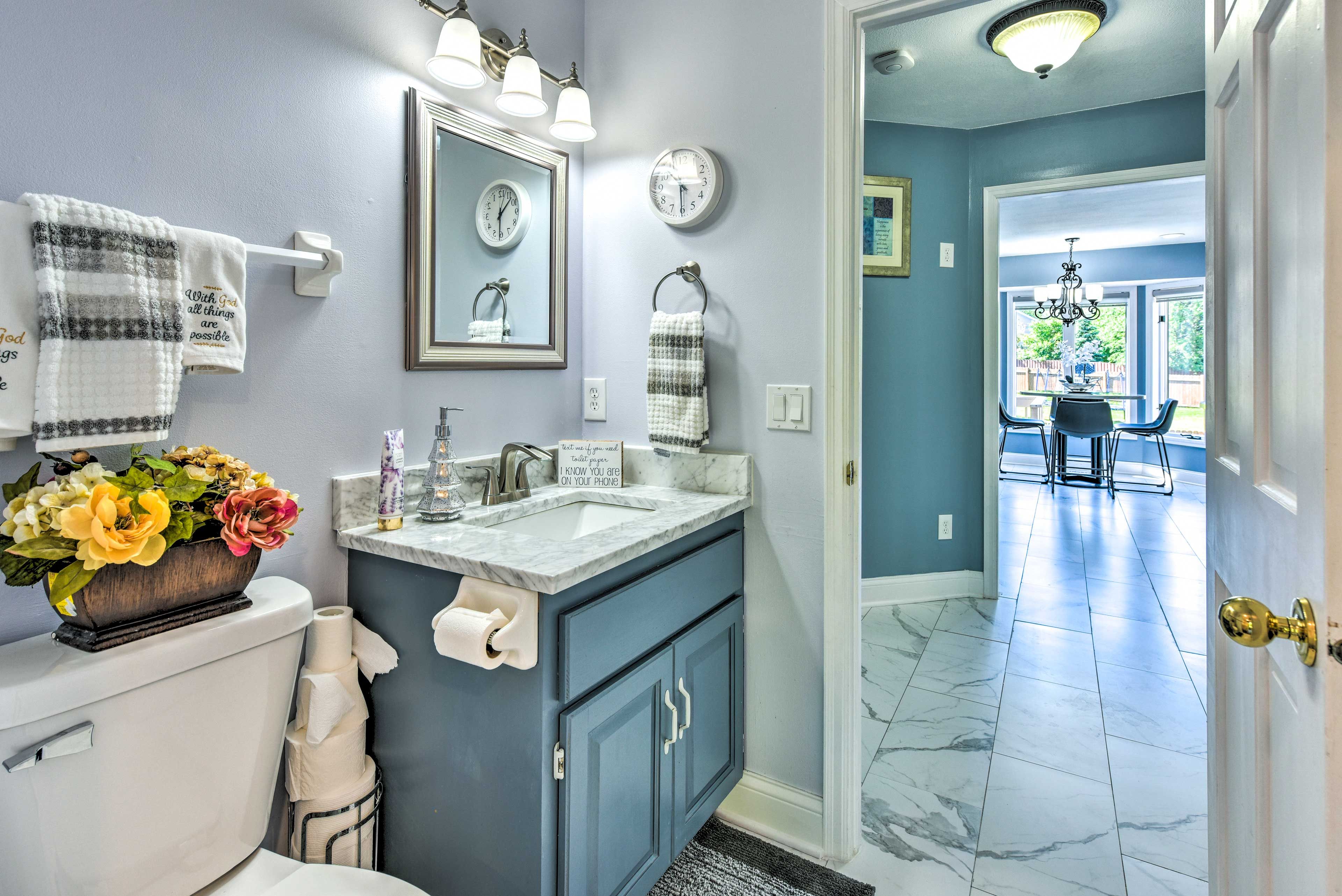 Half Bathroom | Hair Dryer