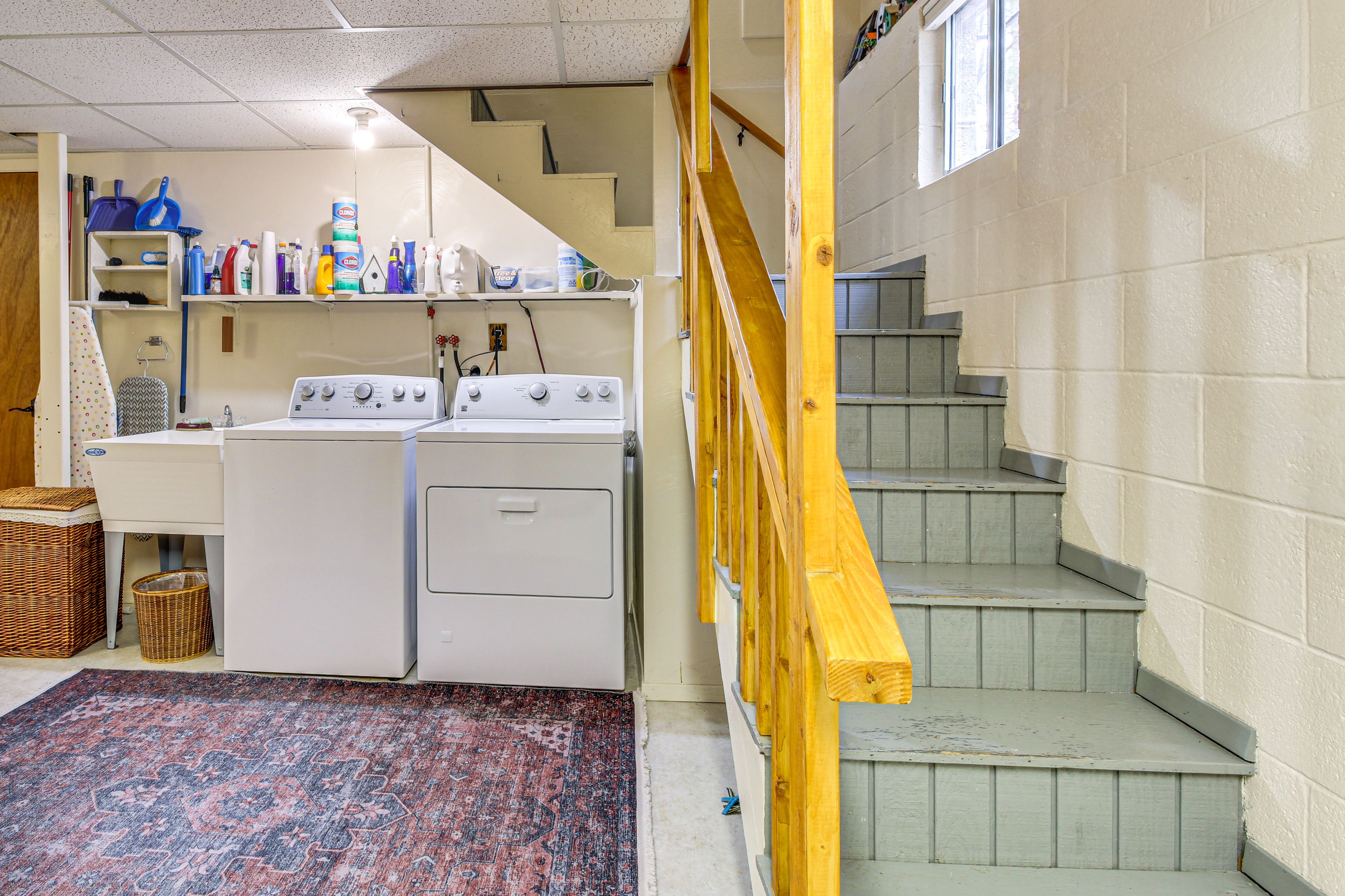 Basement Area | In-Unit Laundry