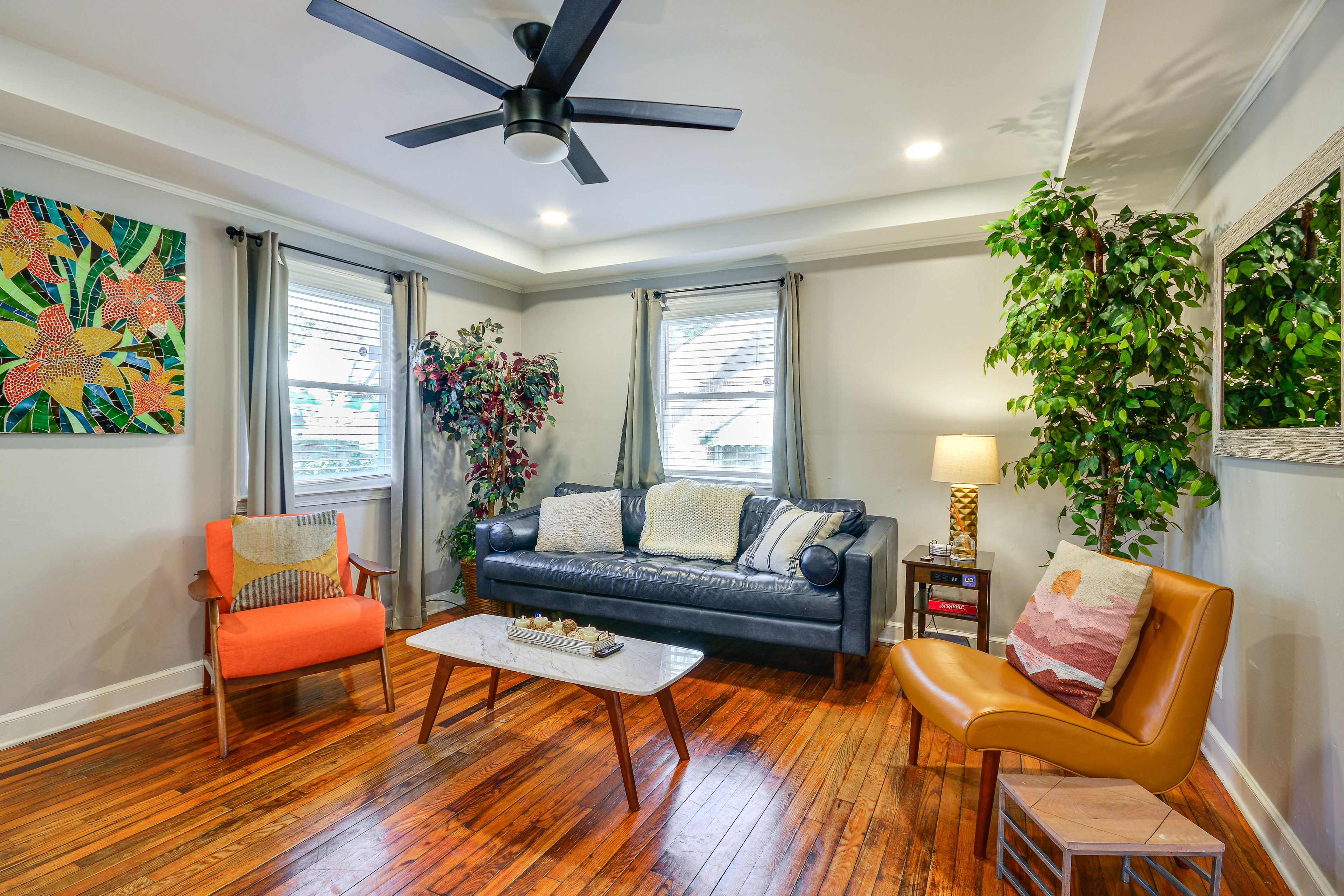 Winston-Salem Vacation Rental | 3BR | 1BA | 1 Step Required | 1,008 Sq Ft