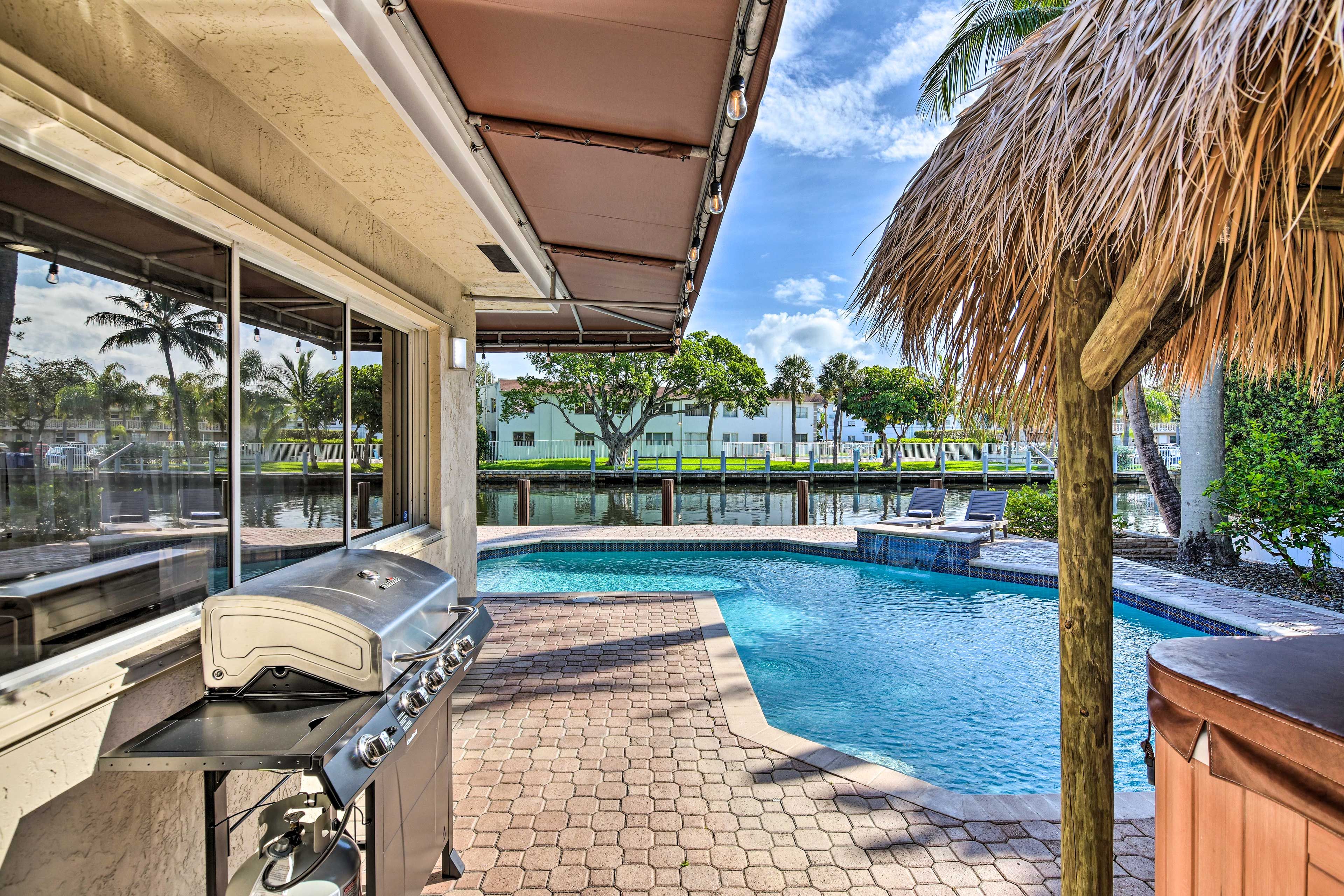 Backyard Oasis | Covered Patio | Private Pool | Canal Access | Grill
