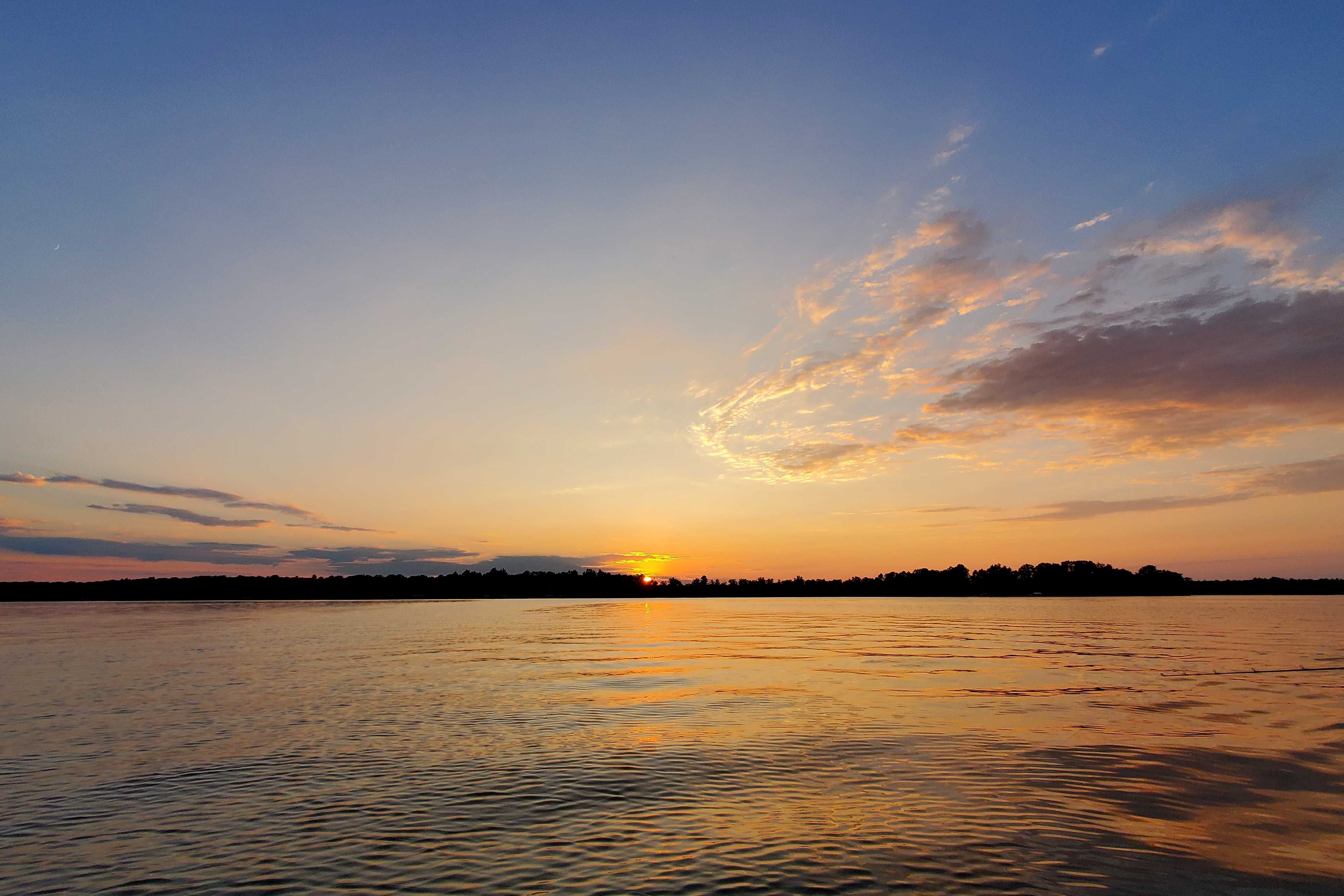 Cross Lake Sunset