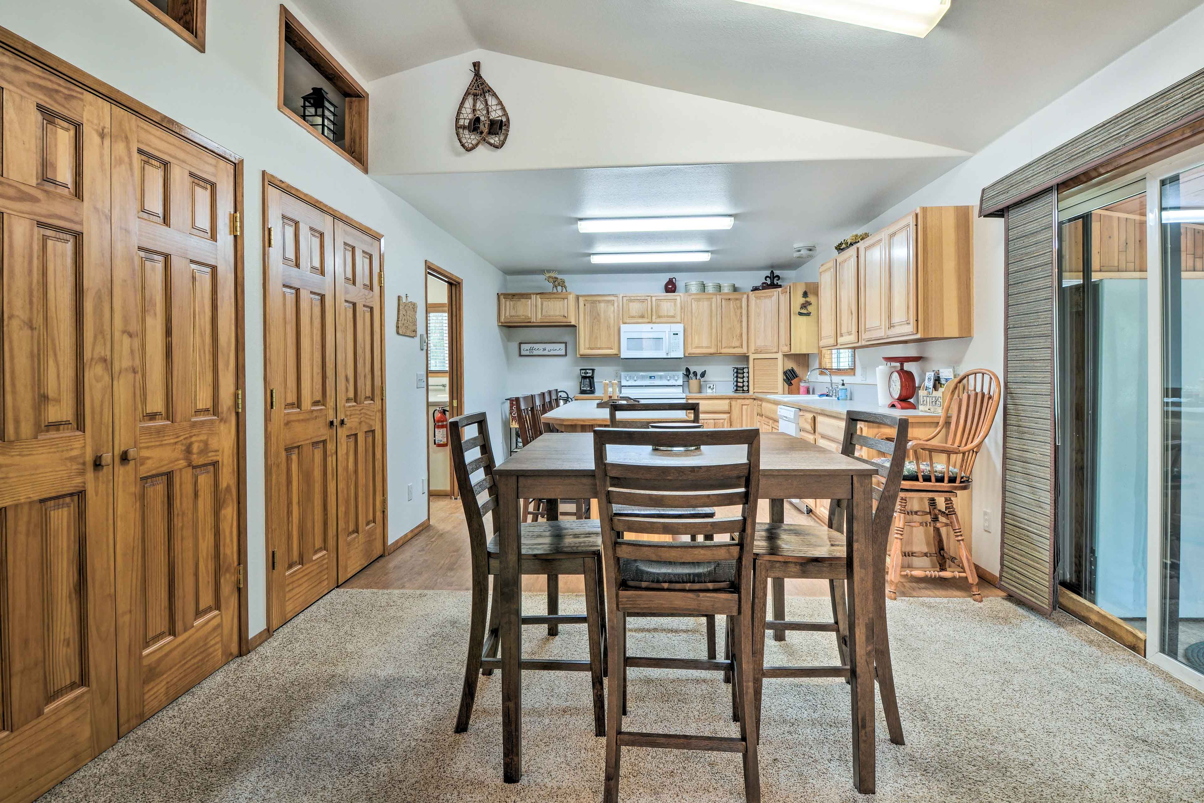 Dining Area | Main Level | Dishware/Flatware | Cooking Basics & Spices