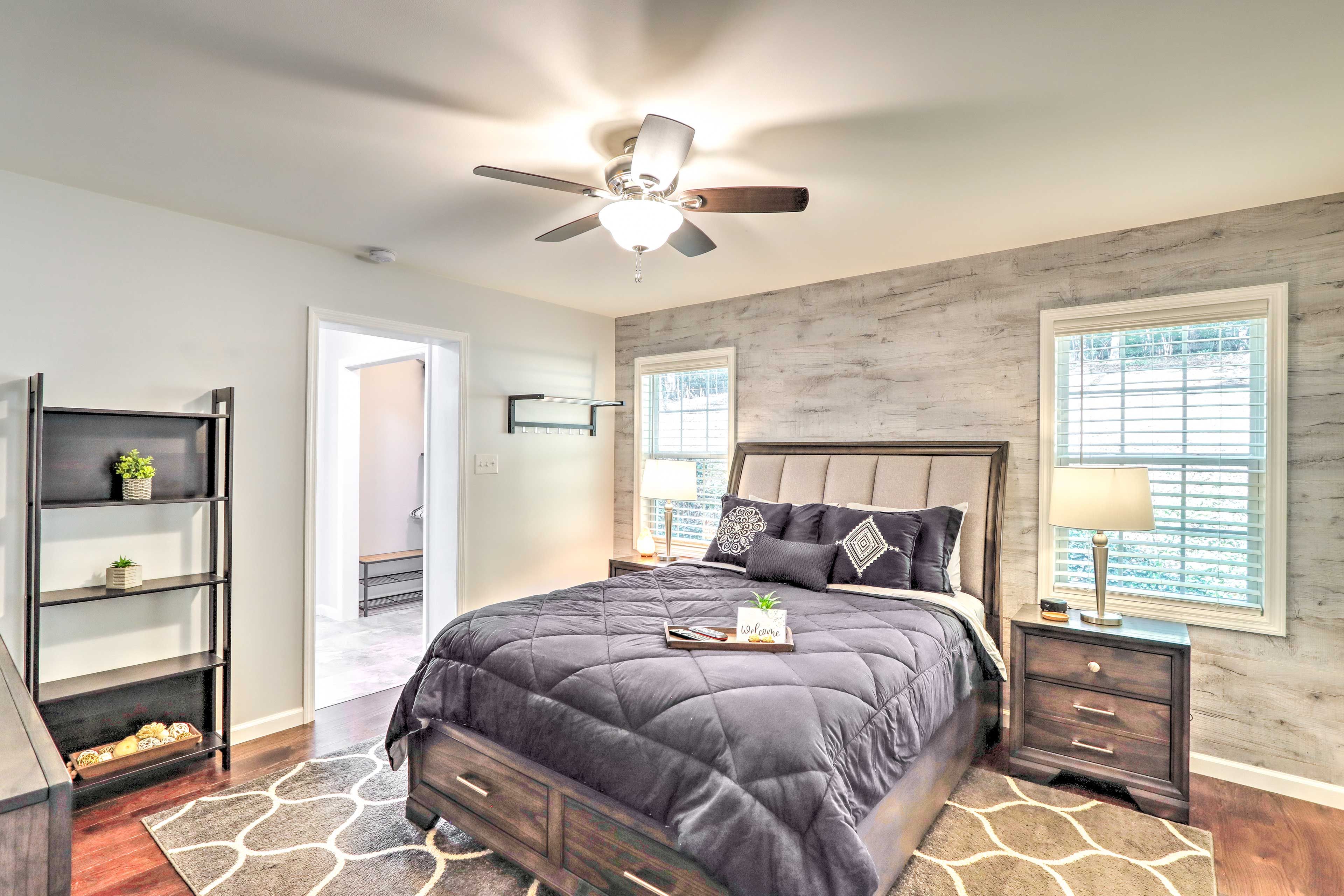 Bedroom Suite | King Bed | Queen Air Mattress Available | Linens Provided