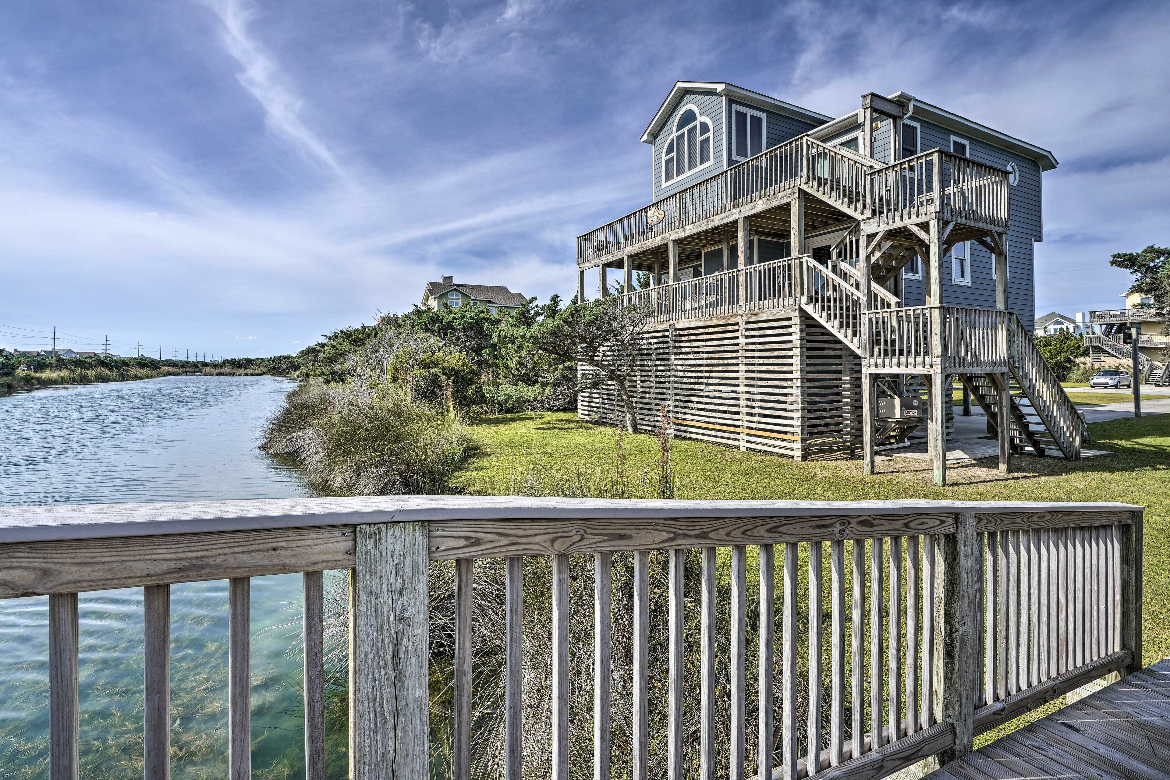 Avon Vacation Rental | 2,004 Sq Ft | 4BR | 3.5BA | Stairs Required