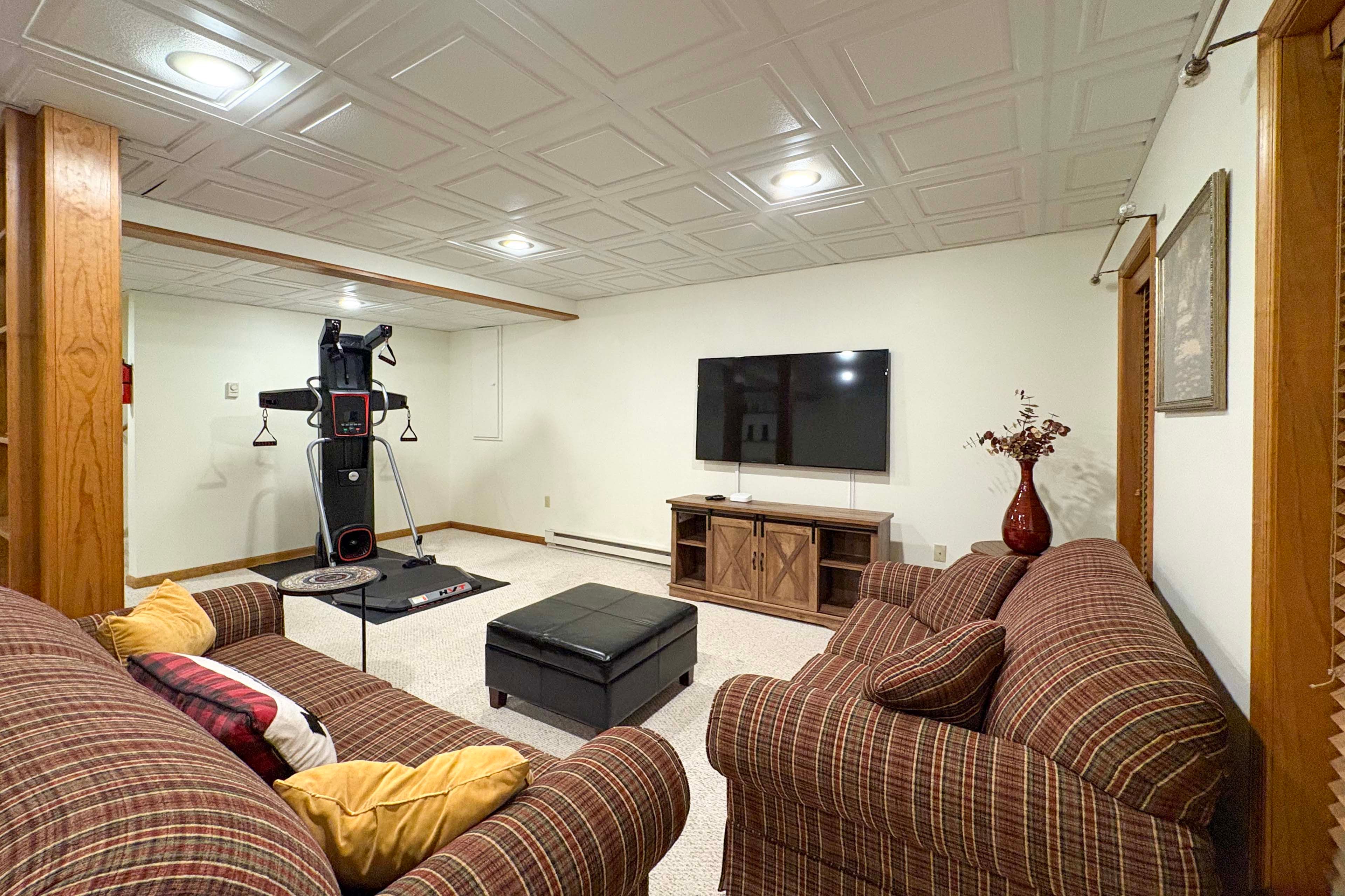 Basement | Foosball Table | Basketball Game | Workout Equipment | Games