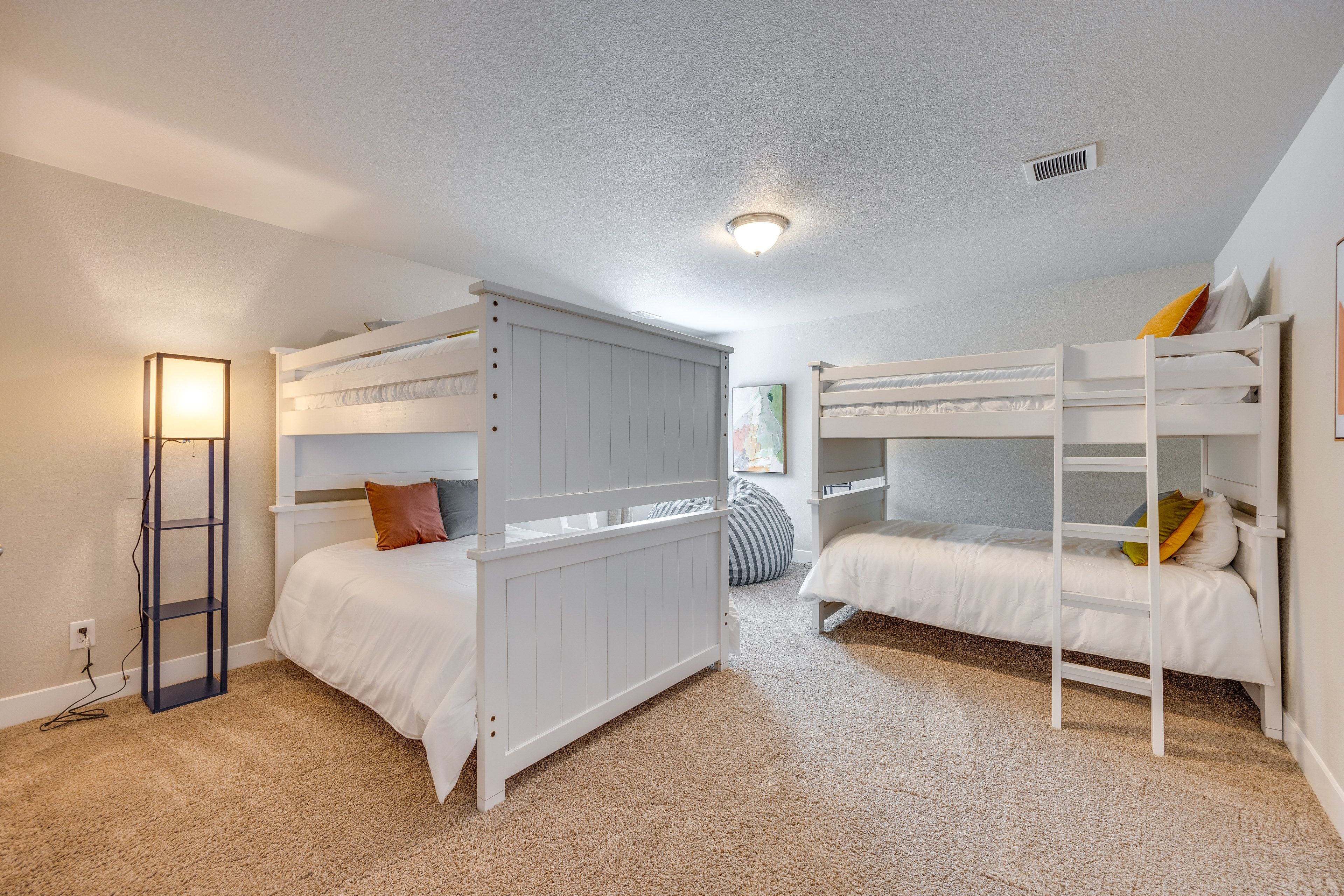 Bedroom 5 | 2 Full Bunk Beds | Basement