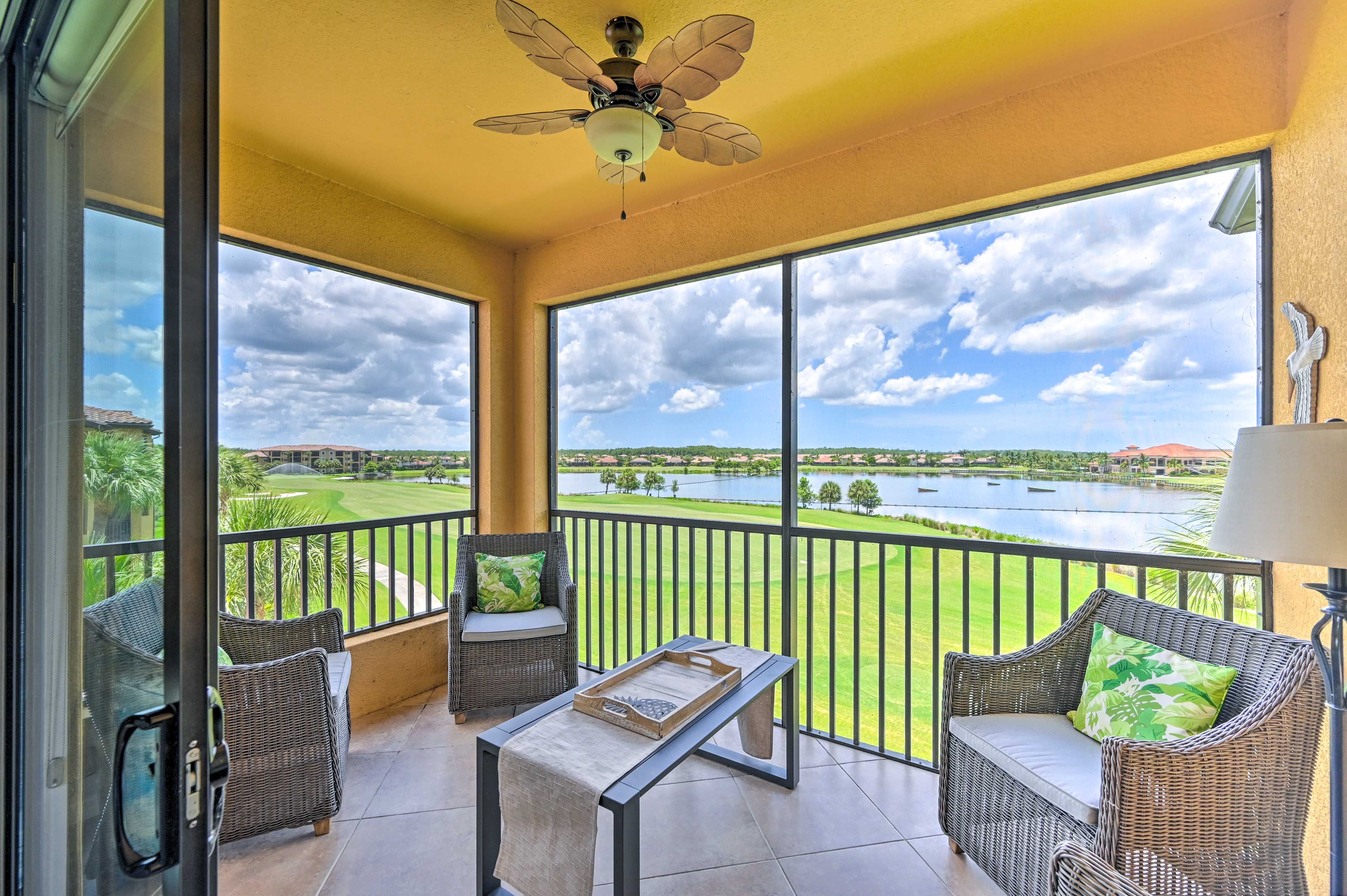 Florida Room | Elevator Access | Golf Course View | Gated Community