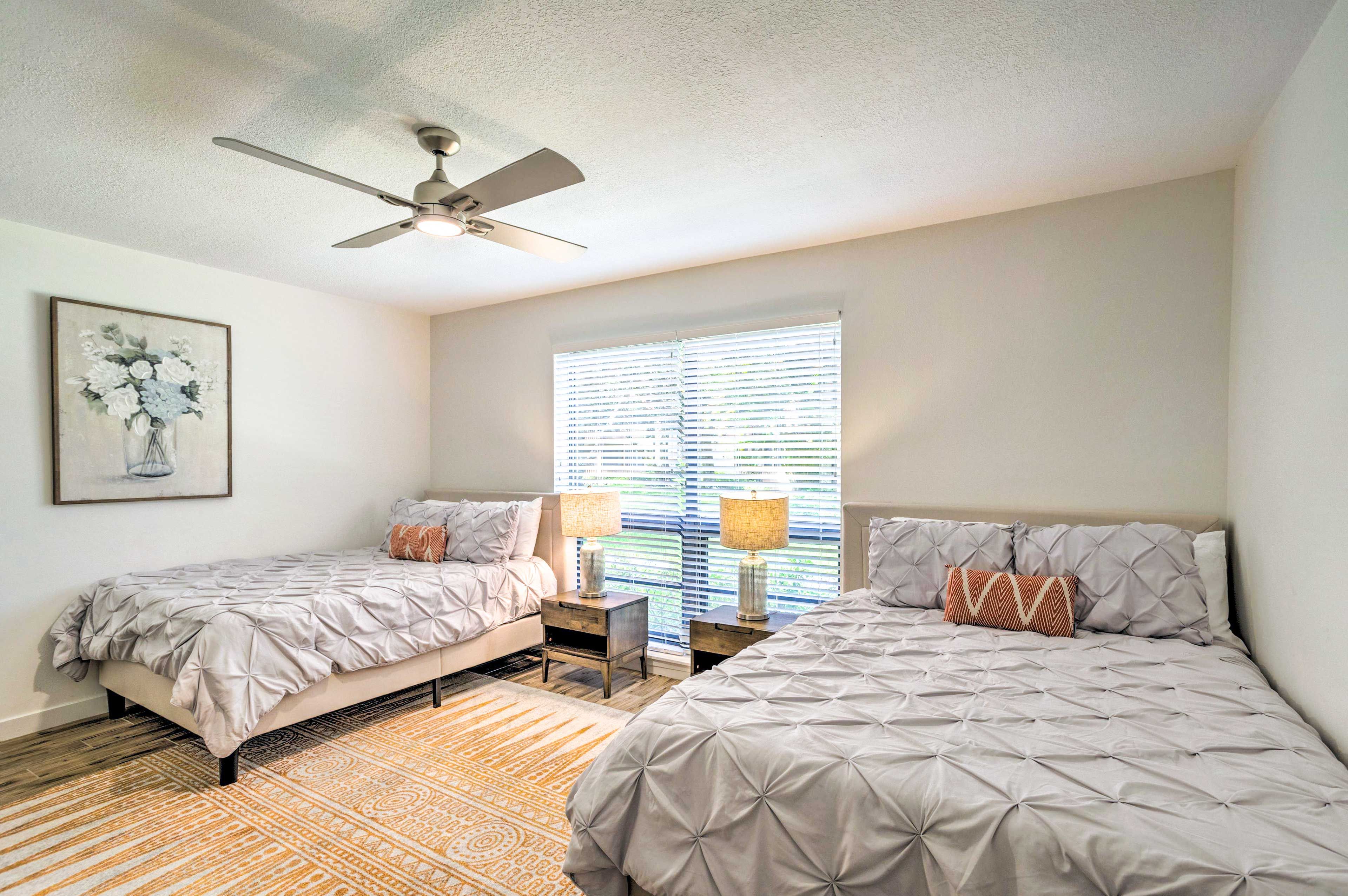 Bedroom 2 | 2 Full Beds | Pack 'n Play Available