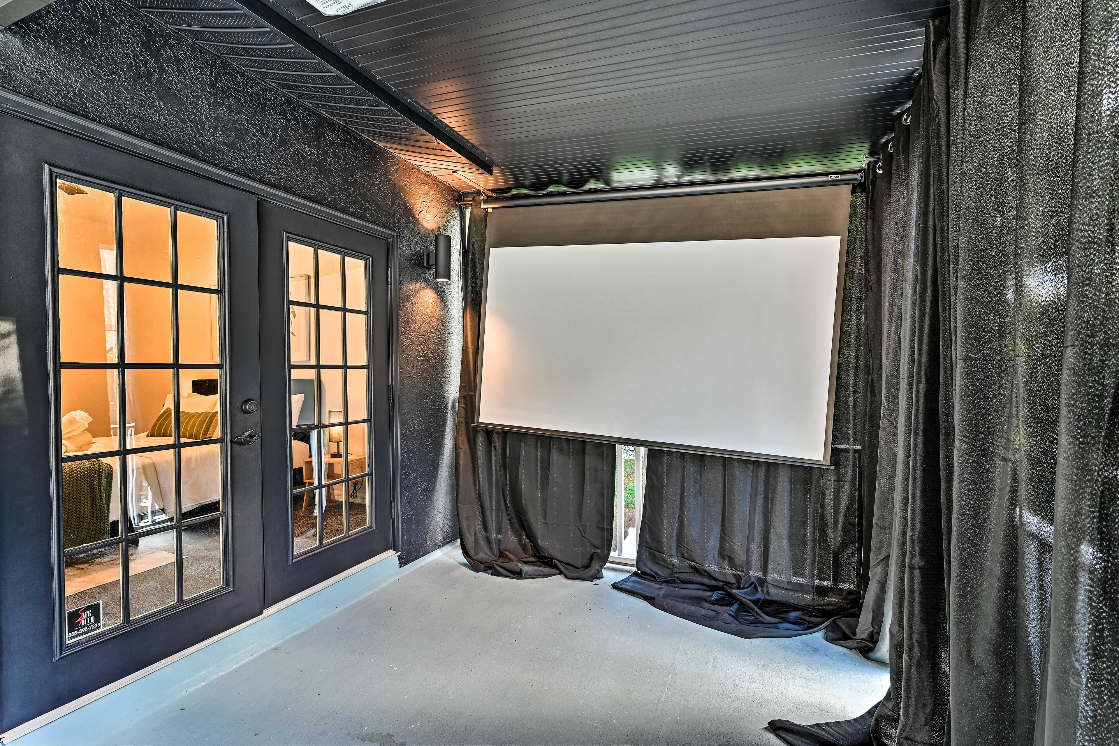 Outdoor Theater Room