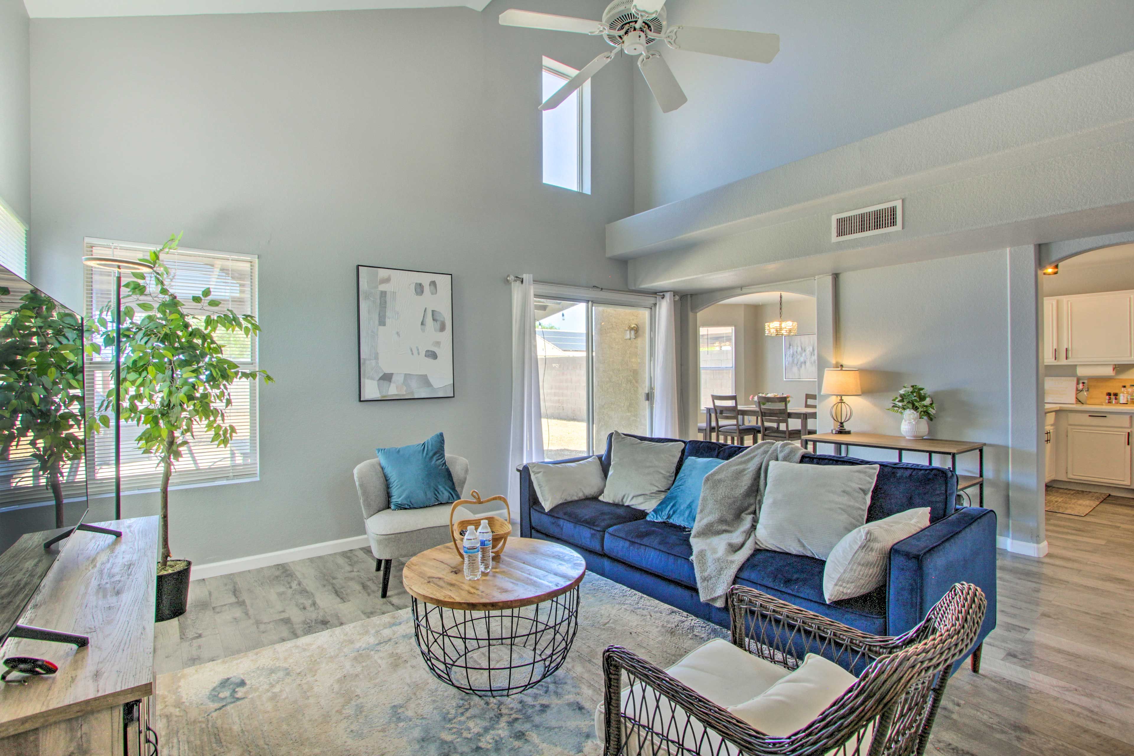 Phoenix Vacation Rental | 3BR | 2.5BA | Stairs Required | 1,471 Sq Ft