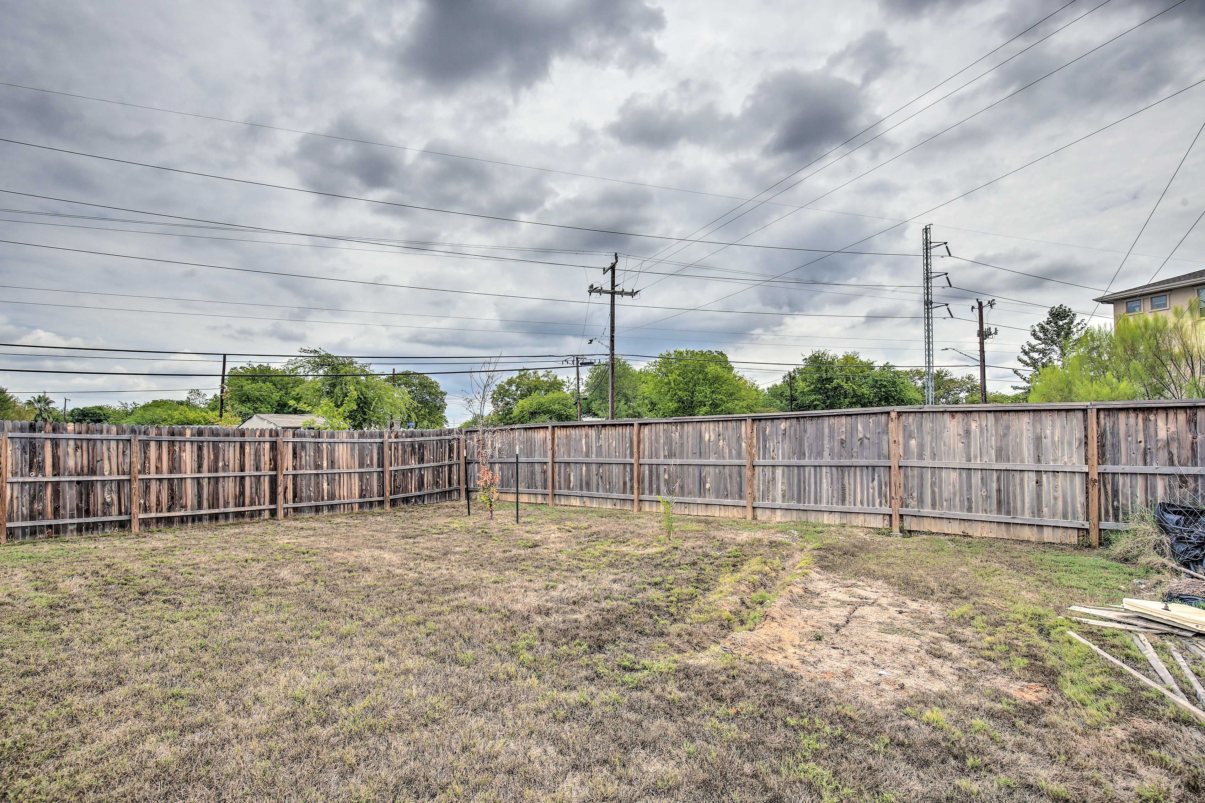 Fenced Backyard