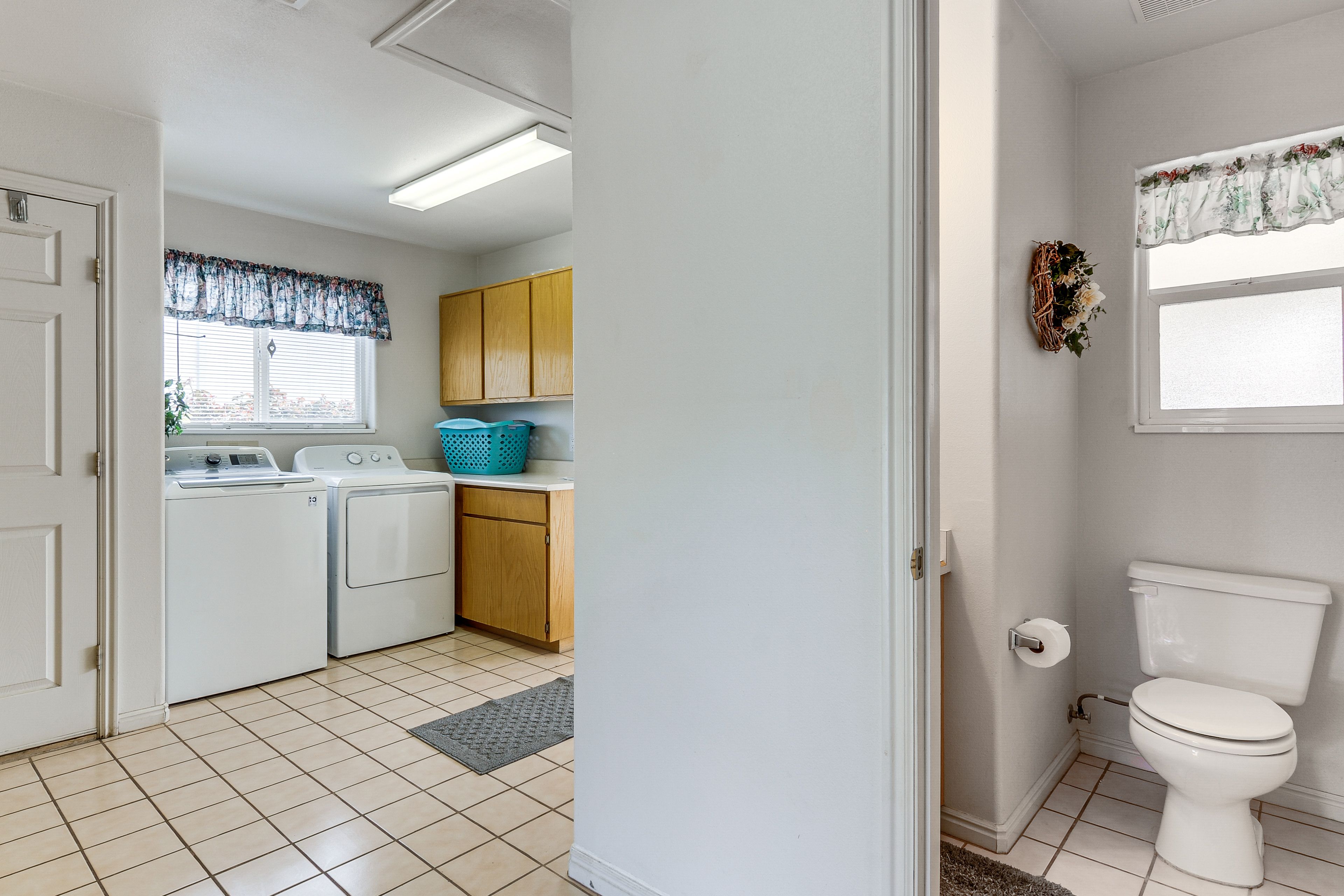 Full Laundry Room | Half Bathroom