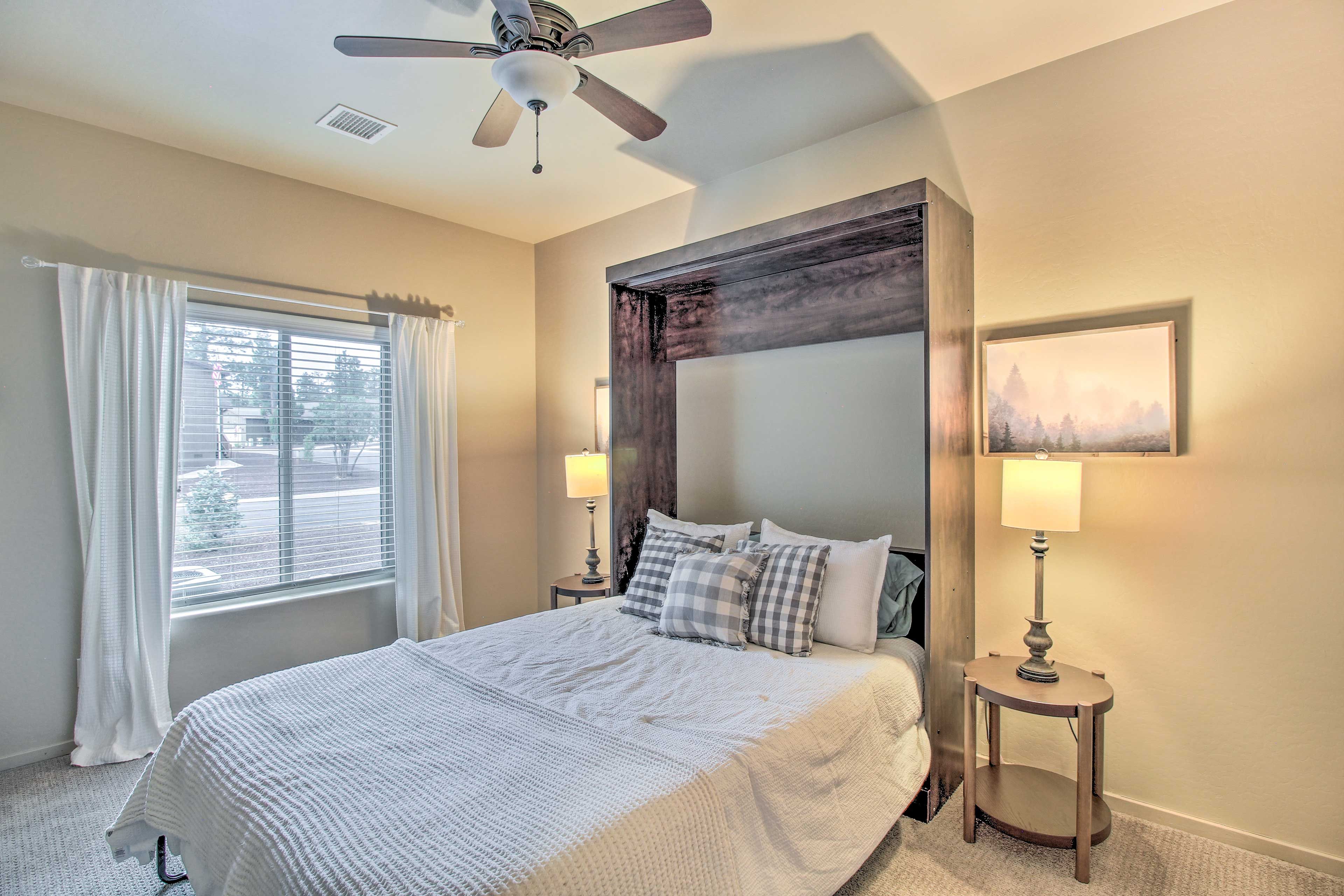 Bedroom 2 | Queen Murphy Bed | Smart TV