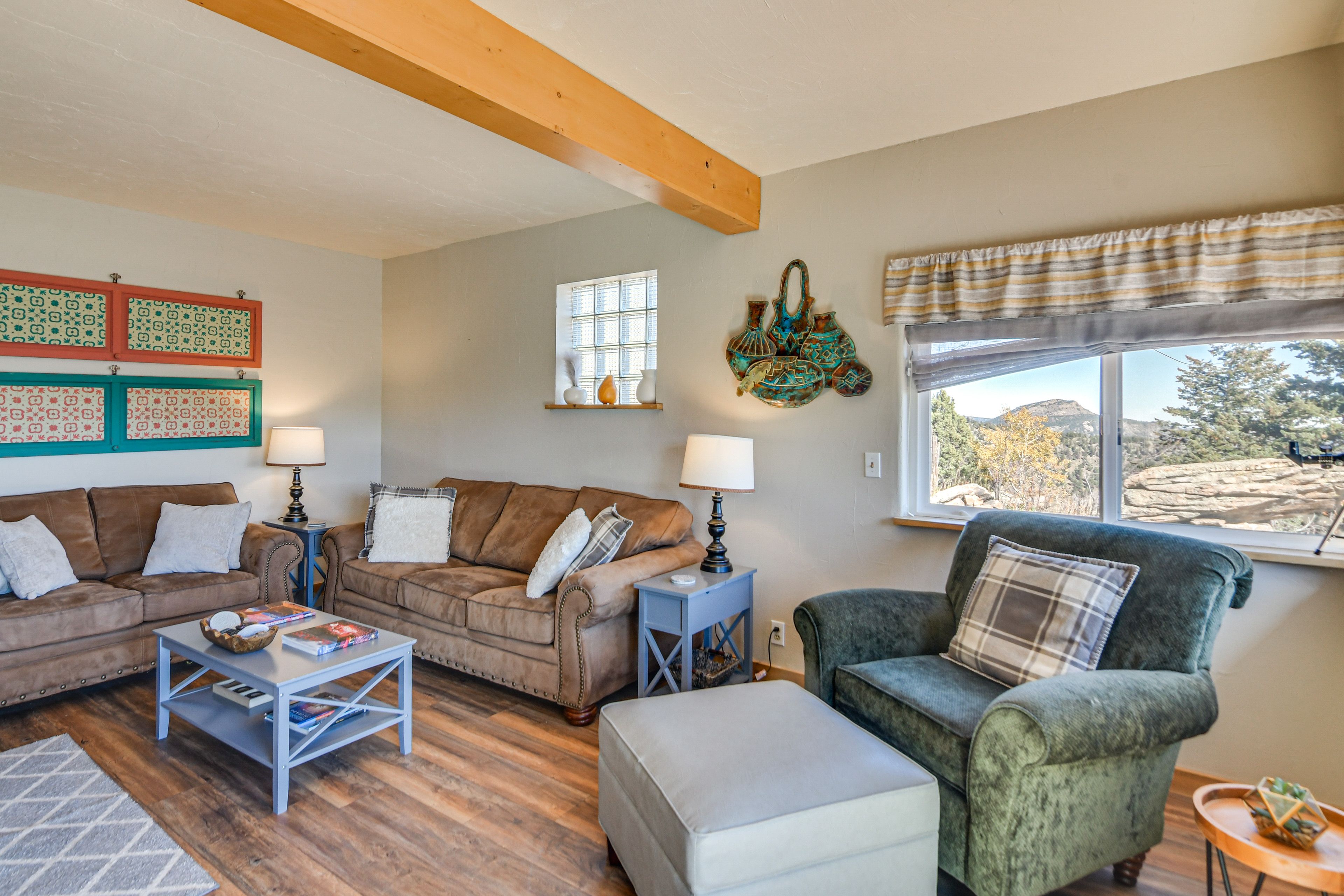 Living Room | Sleeper Sofa | 1st Floor | Board Games | Heated Floors