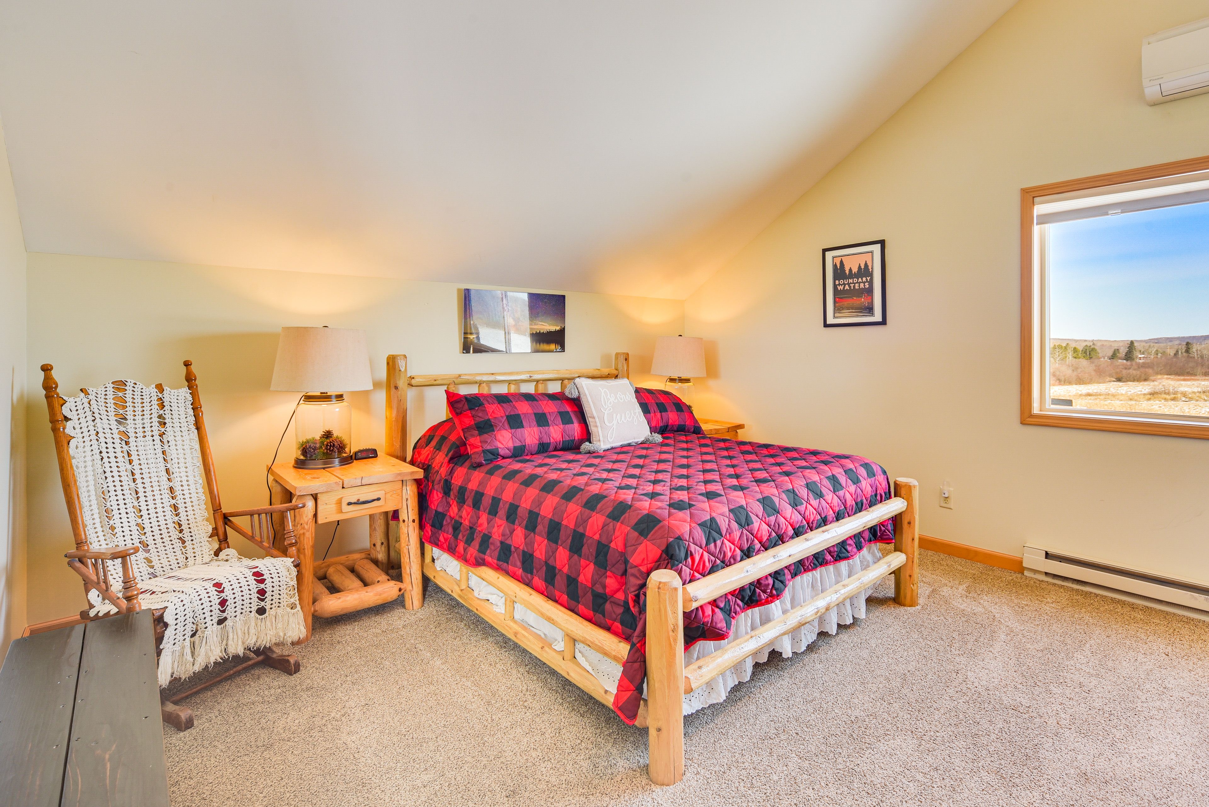 Studio Sleeping Area | Queen Bed