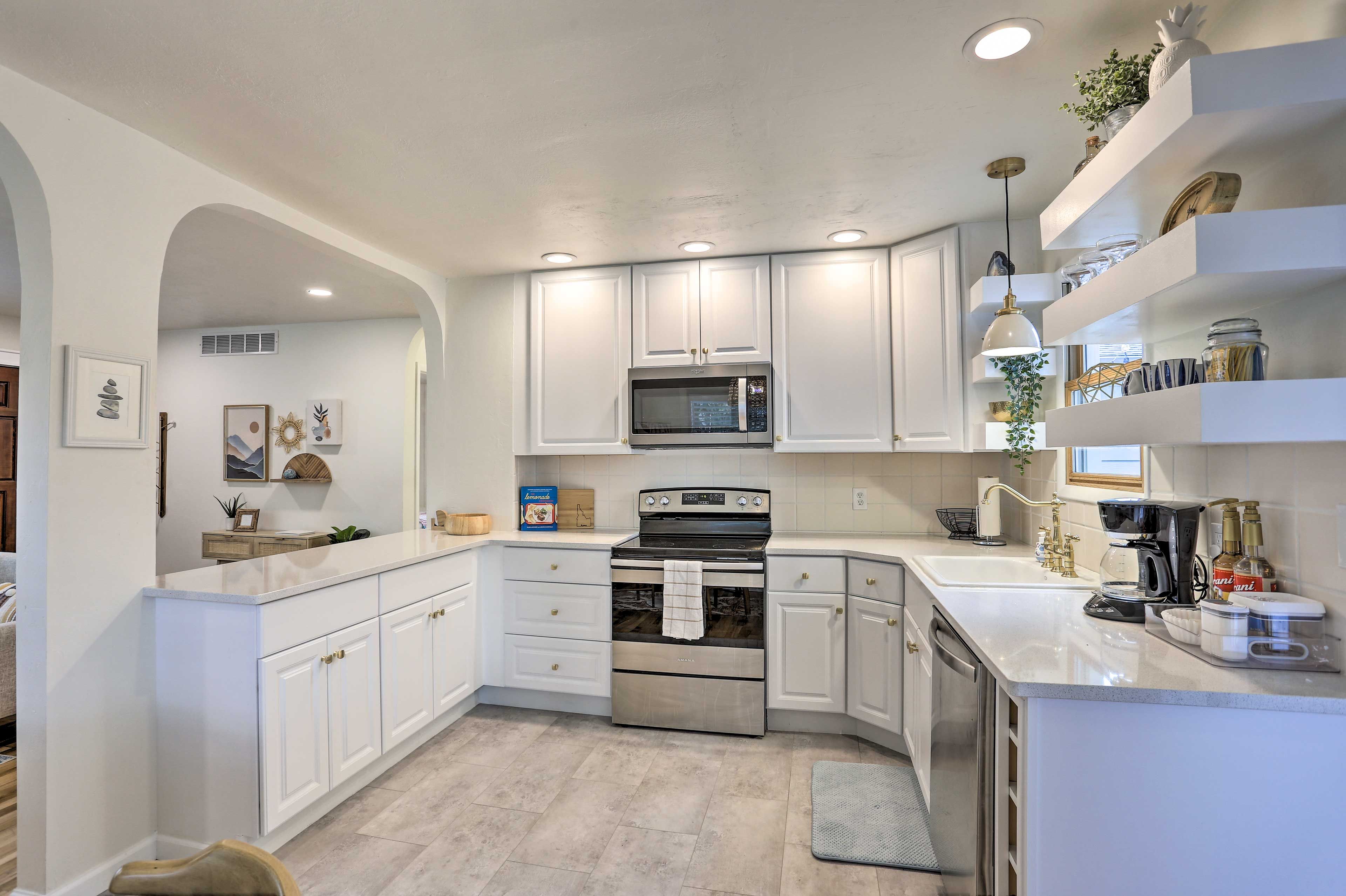 Kitchen | Single-Story Home | Central Location