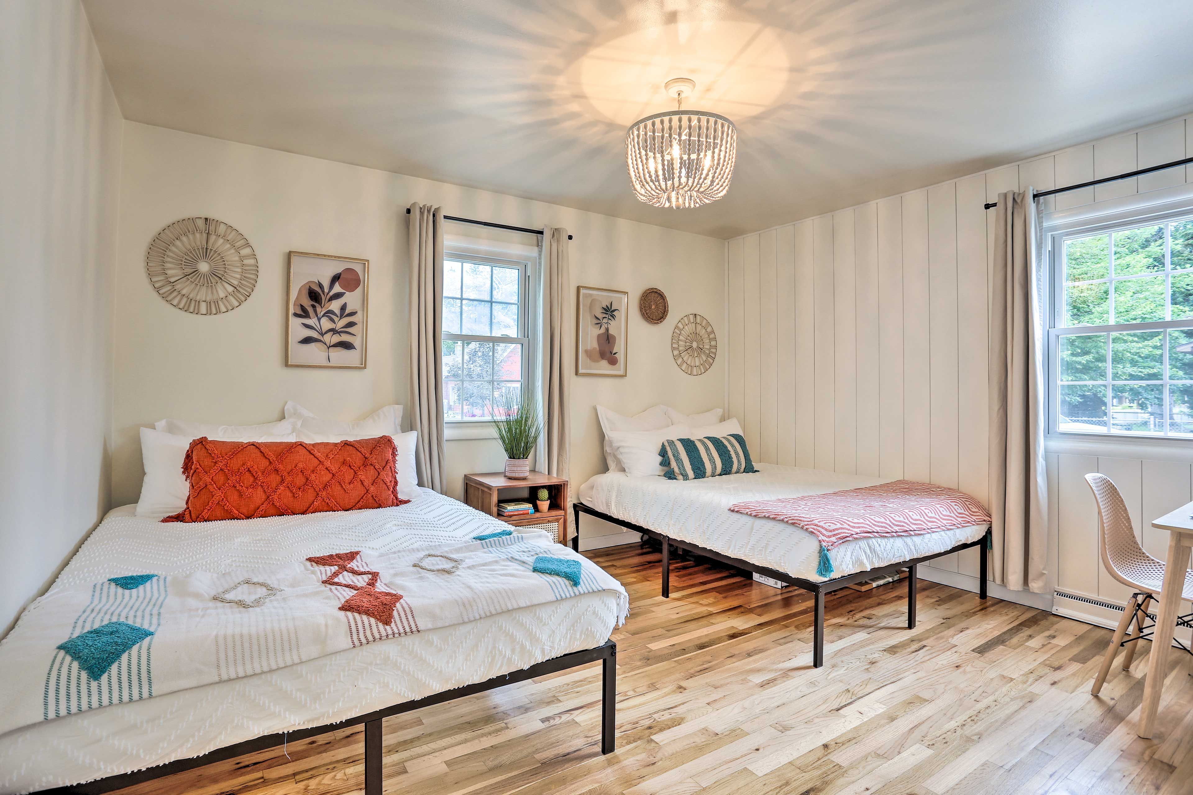 Bedroom 2 | 2 Queen Beds | Laptop Friendly