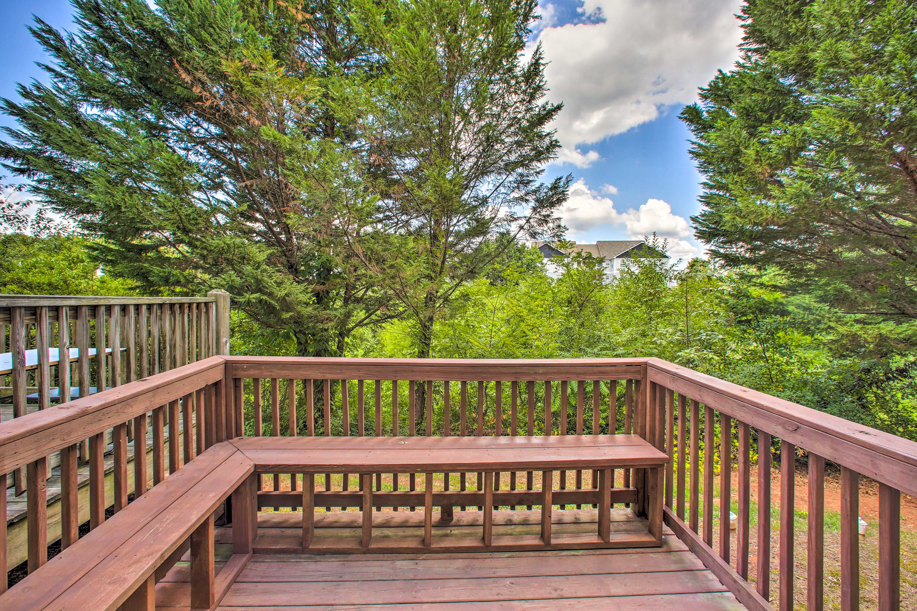 Townhome Exterior | Deck