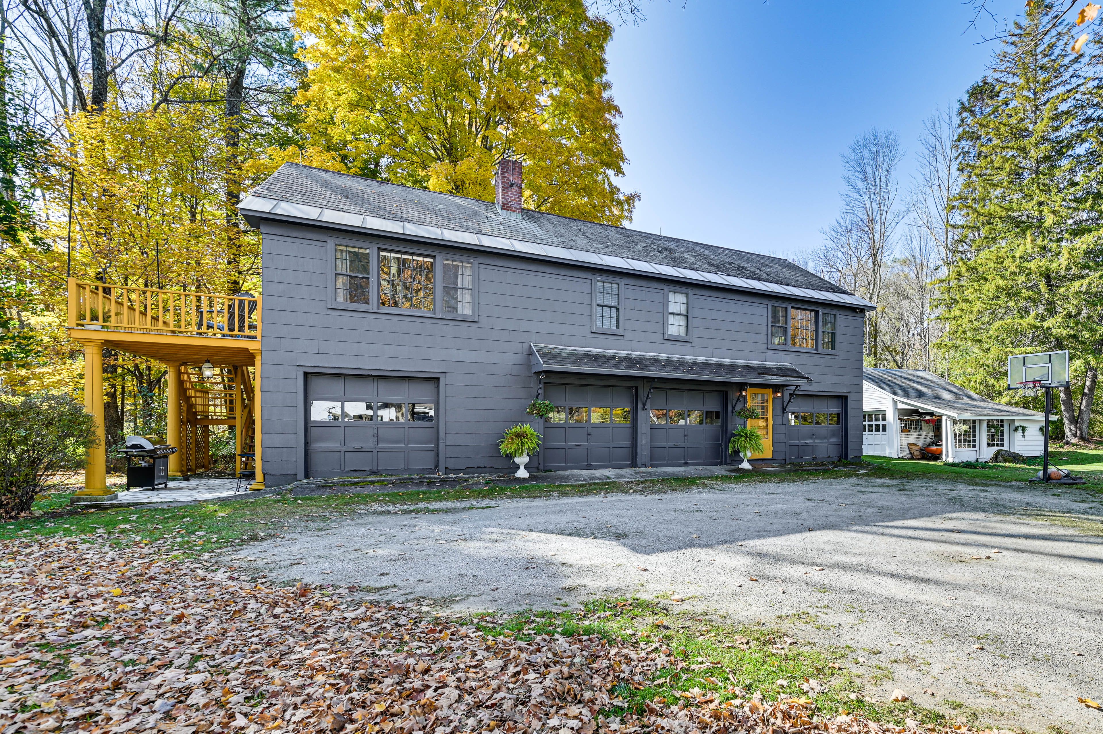 Property Exterior | Private Deck | Shared Yard | 850 Sq Ft