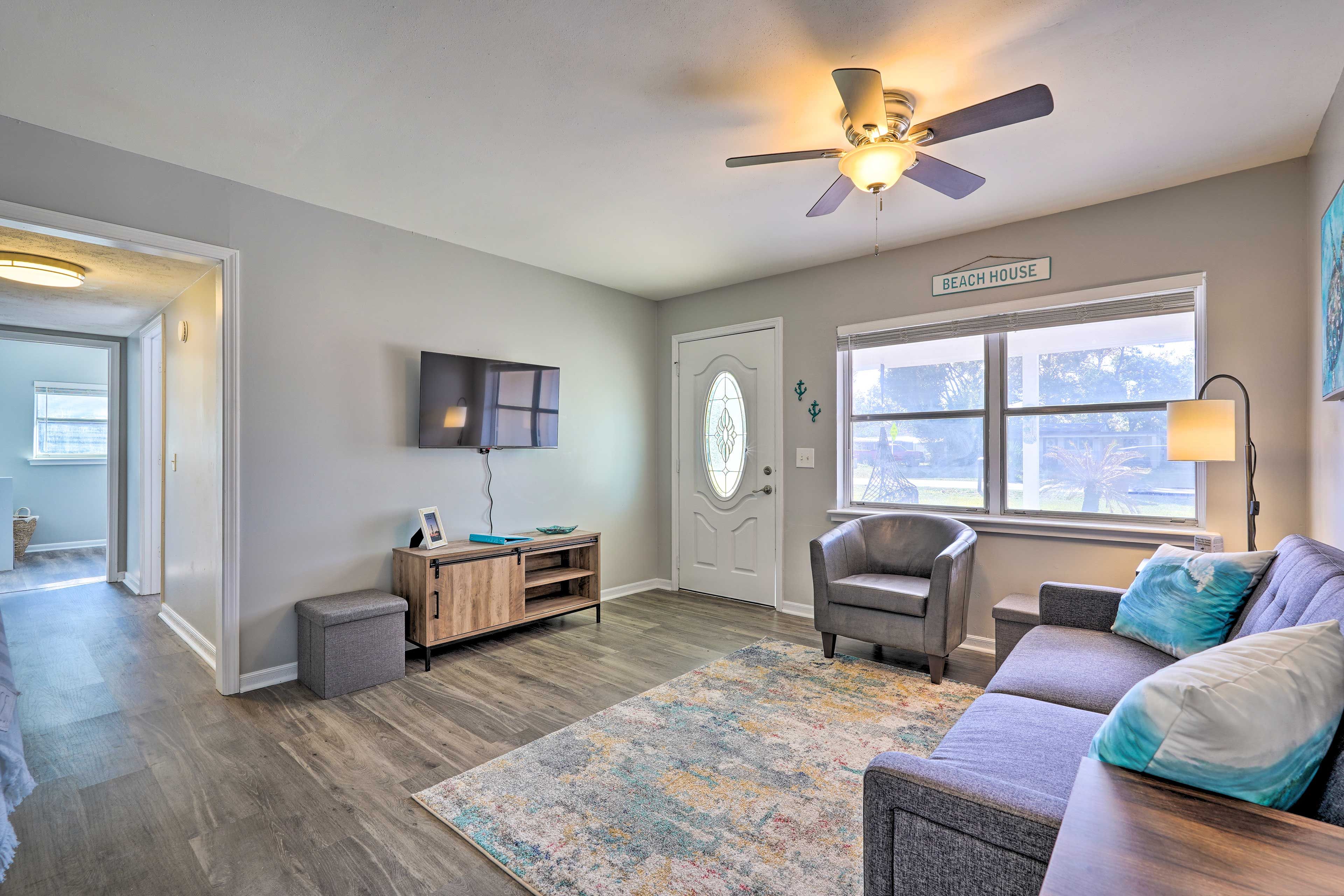 Port St Joe Vacation Rental | 4BR | 2BA | 1 Step to Enter