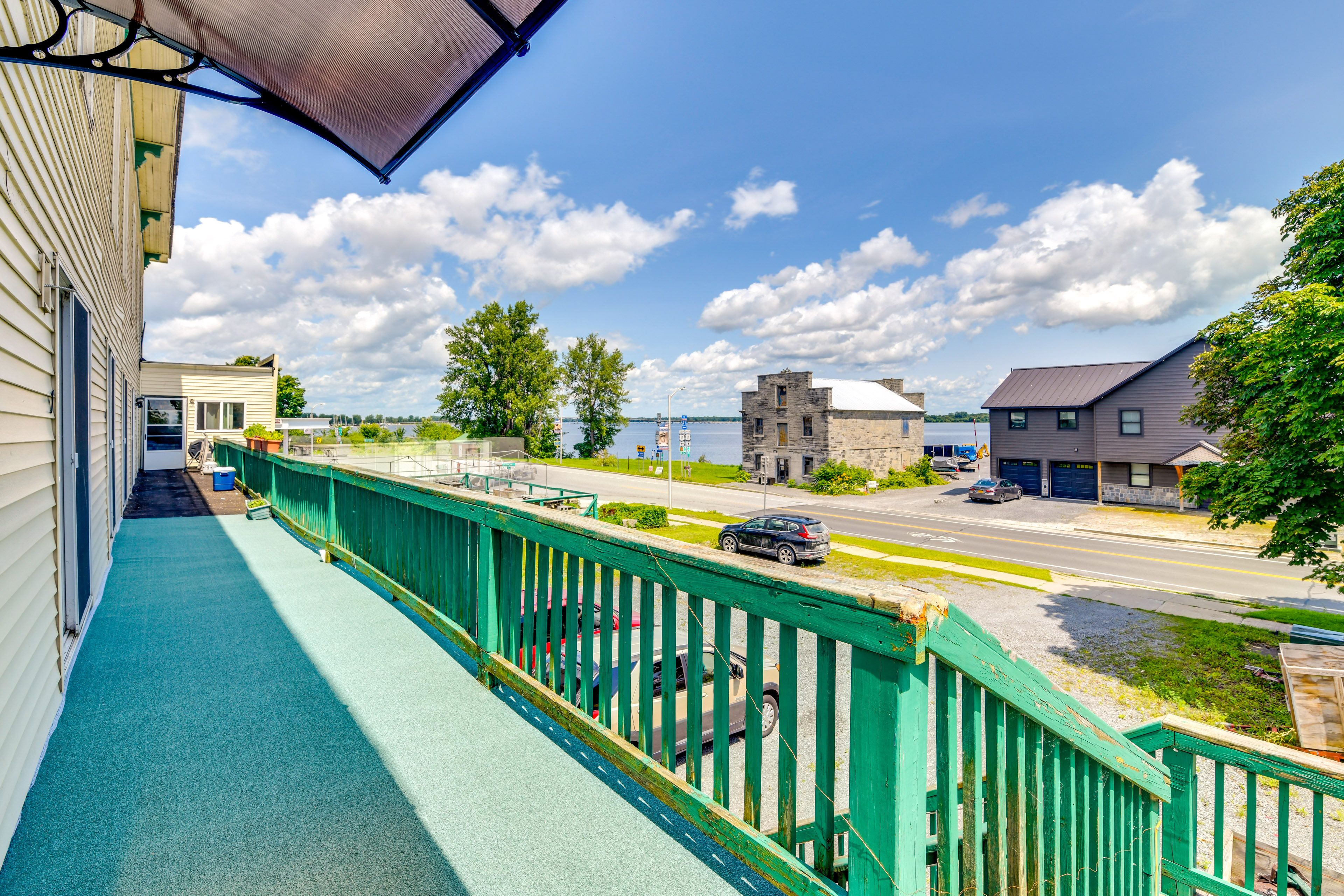 Balcony | Lake Champlain & Green Mountain Views