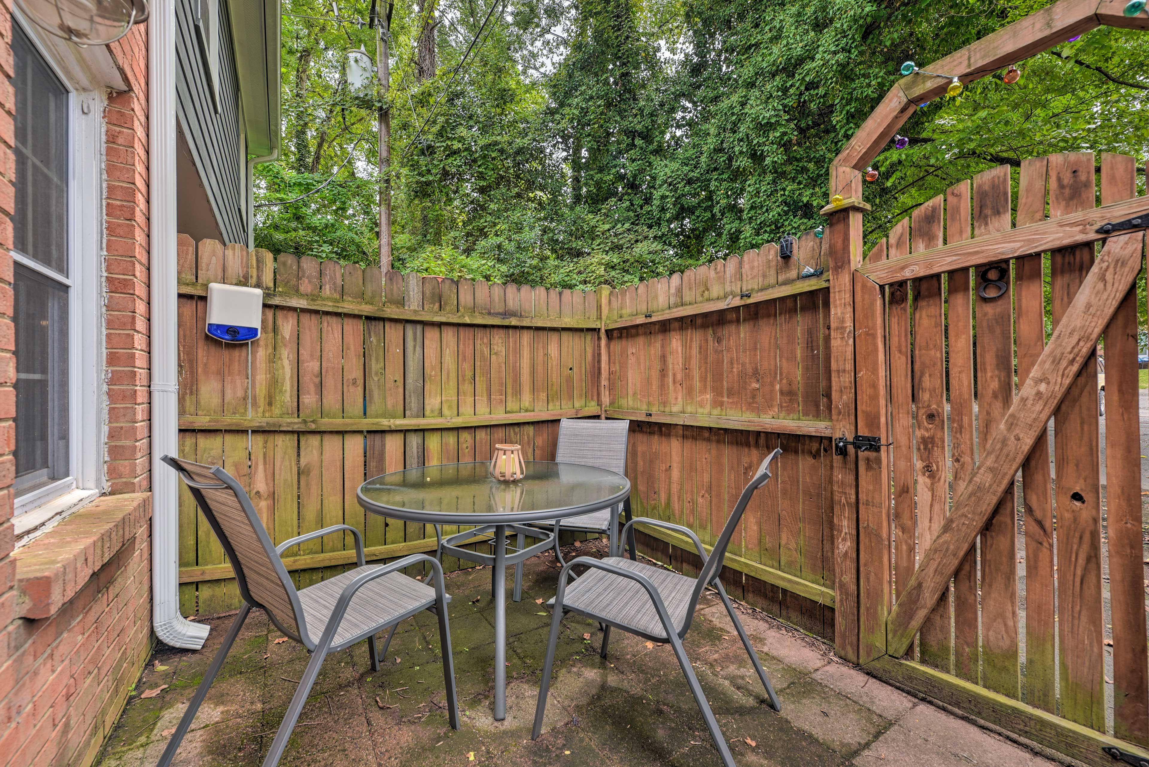 Patio | Dog Friendly w/ Fee