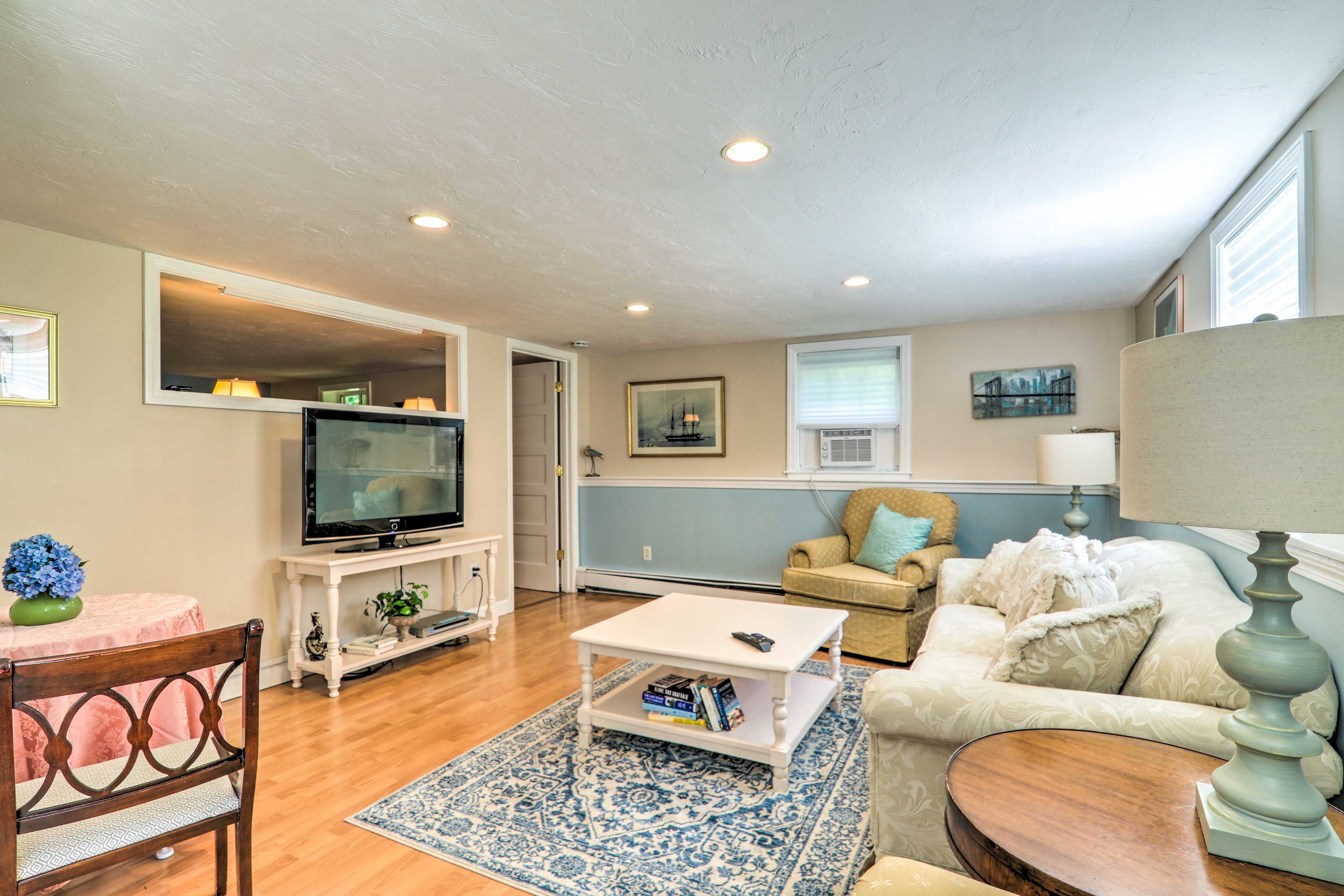 Bourne Vacation Rental | 1BR | 1BA | Stairs Required | 700 Sq Ft