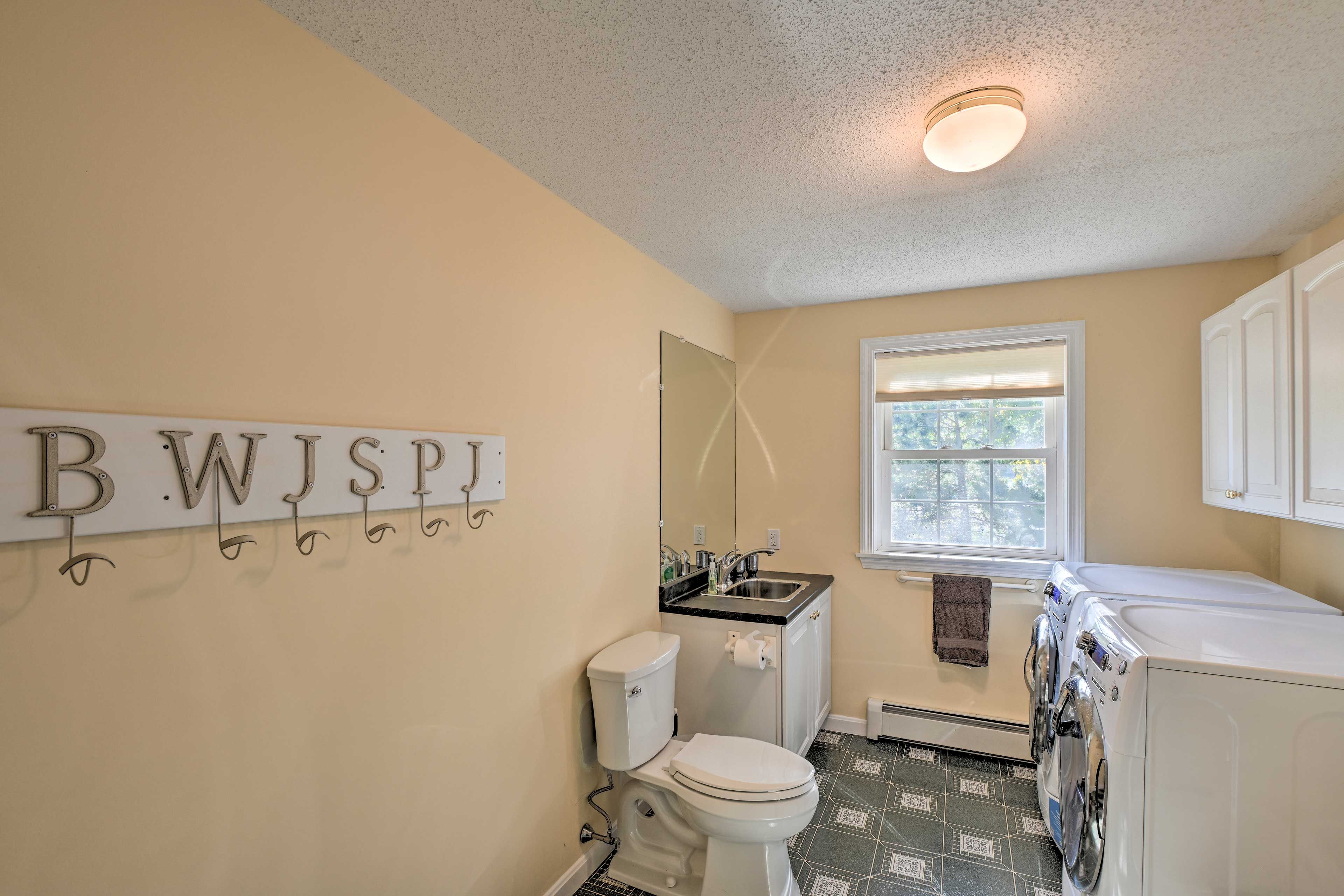 Full Bathroom | Basement | Laundry Area | Laundry Detergent | Iron & Board