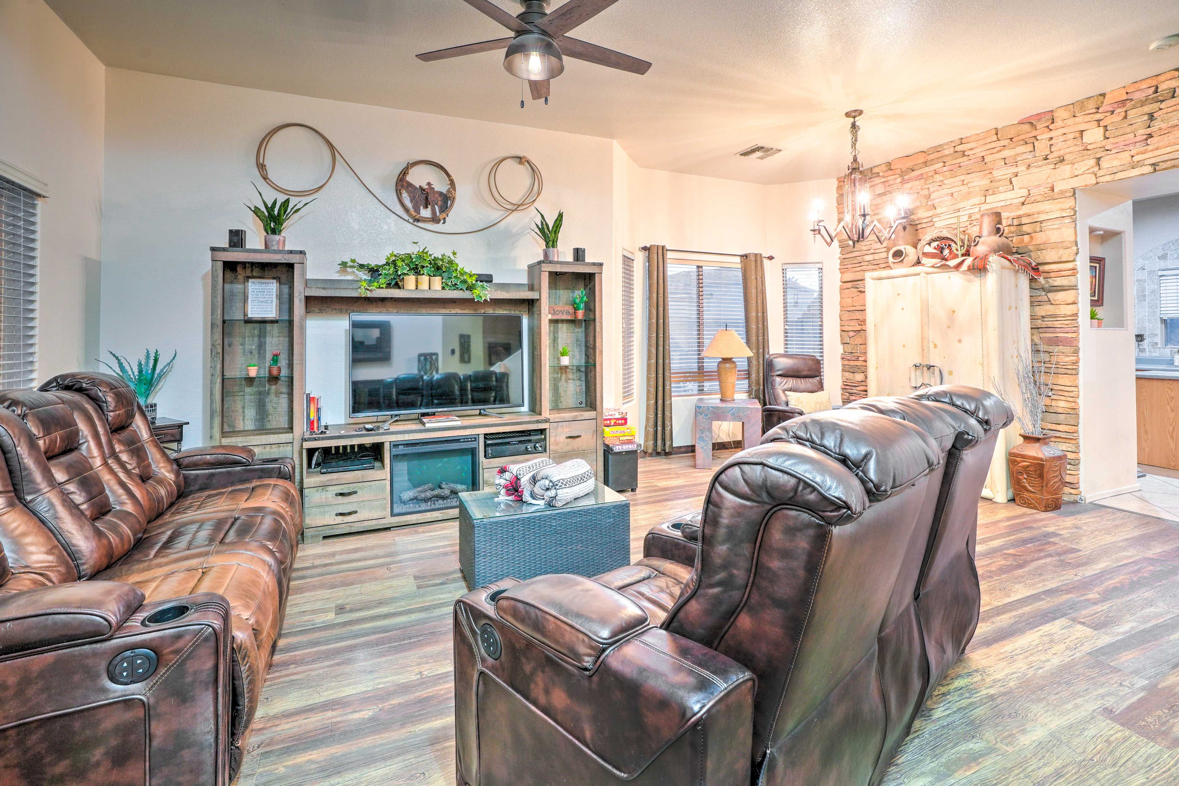 Surprise Vacation Rental | 3BR | 3BA | 2,200 Sq Ft | 1 Minor Step to Enter