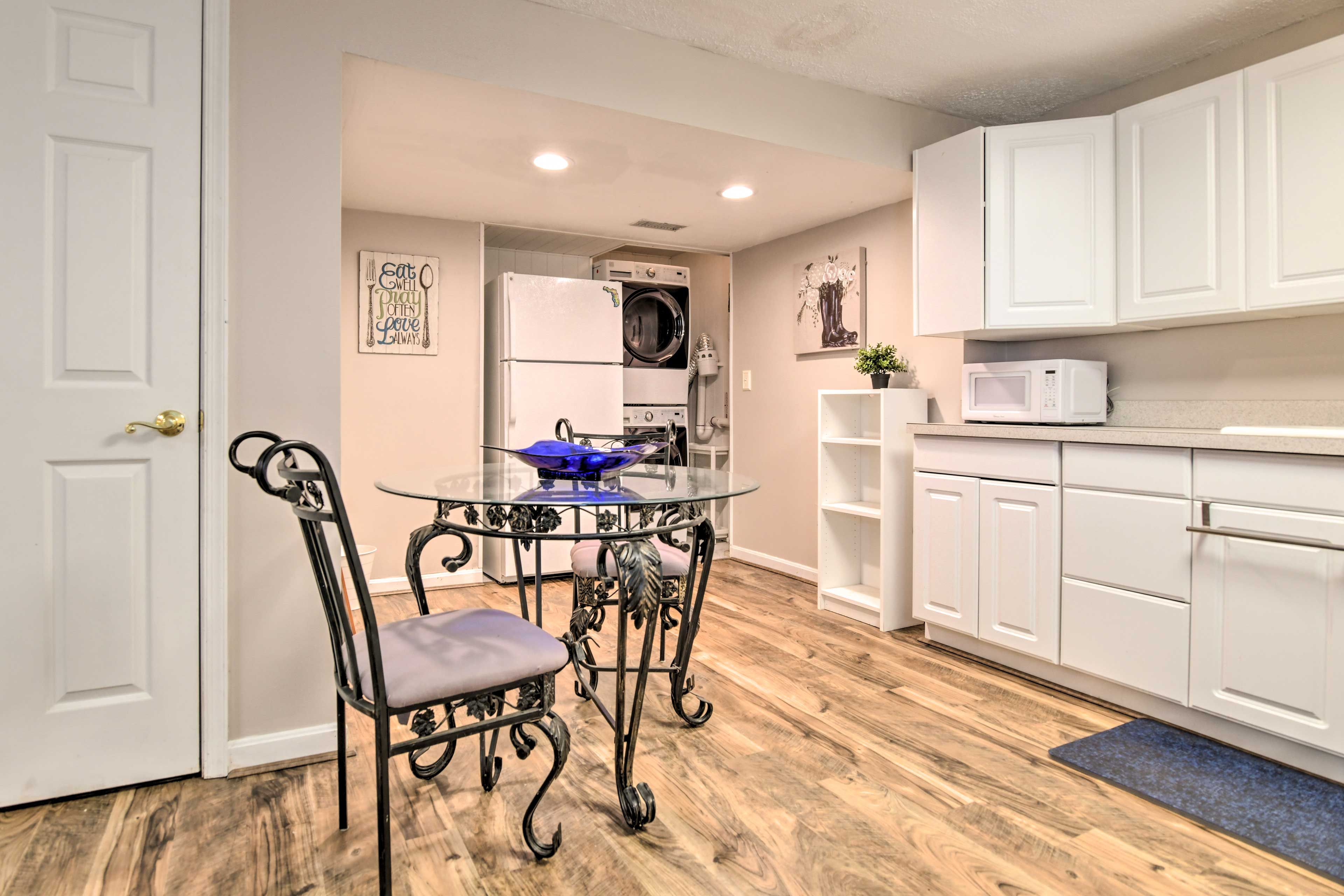 Dining Area | Basement | Steps Required