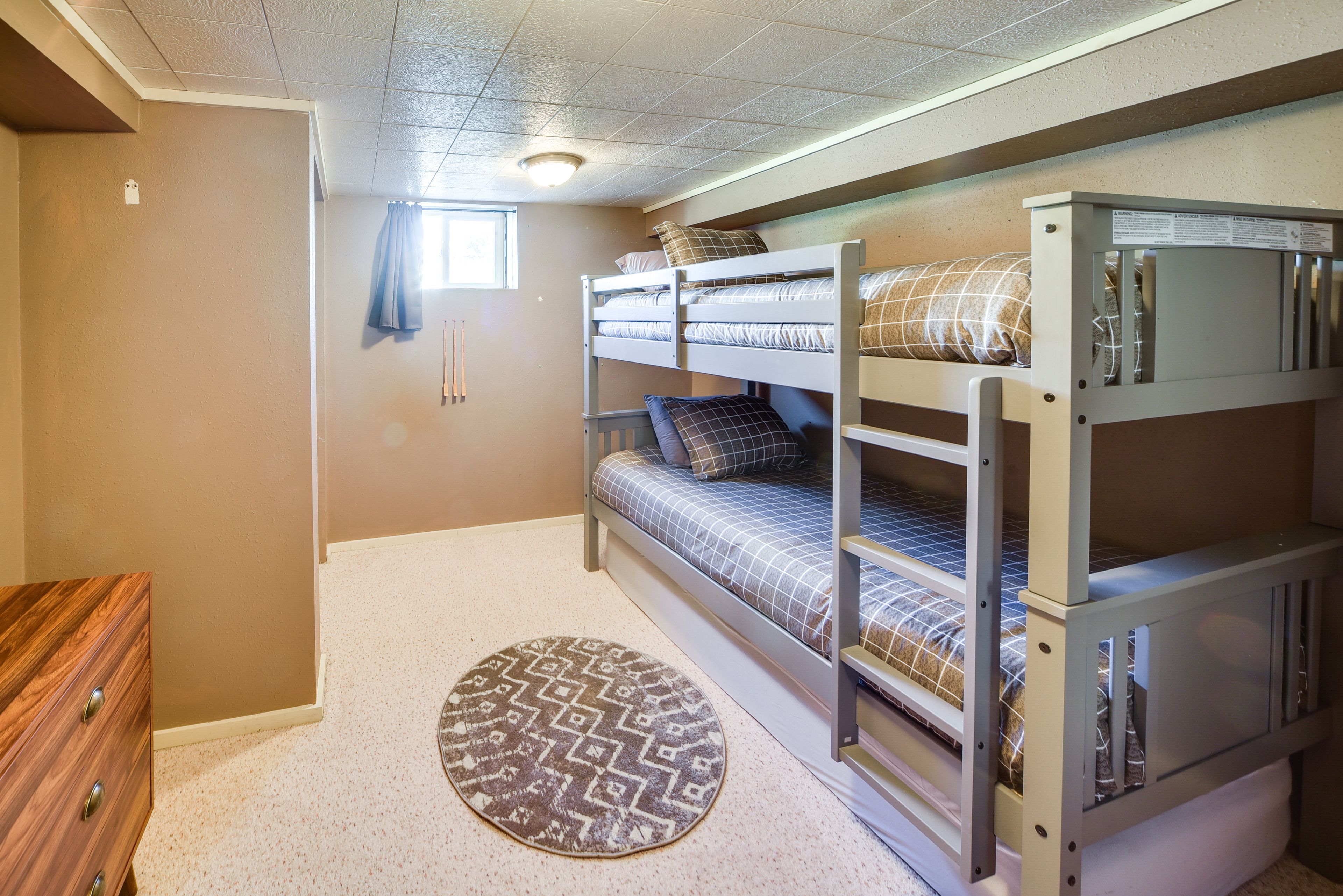 Bedroom 3 | Twin Bunk Bed | Basement