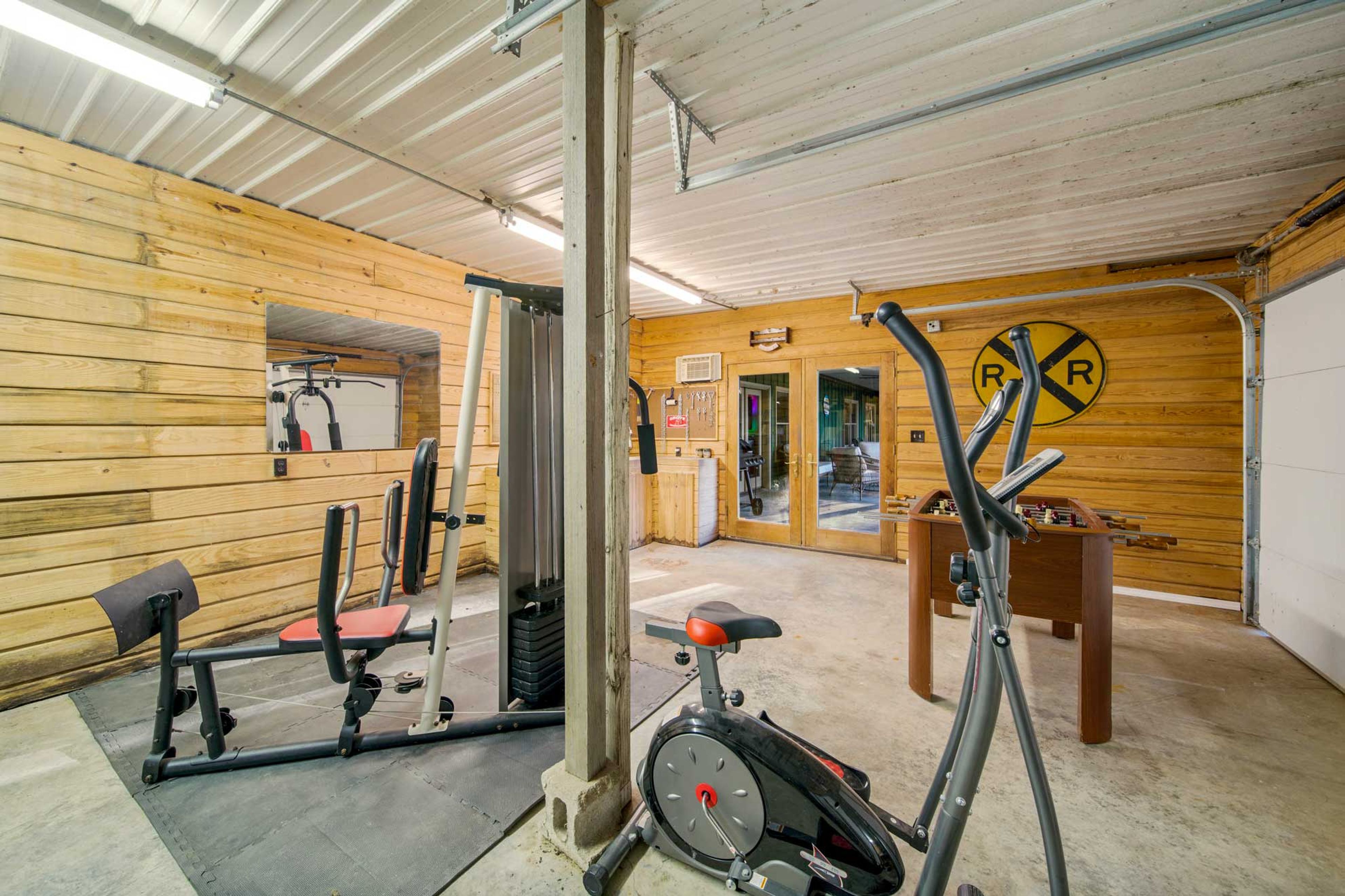 Workout Room | Access from Covered Patio