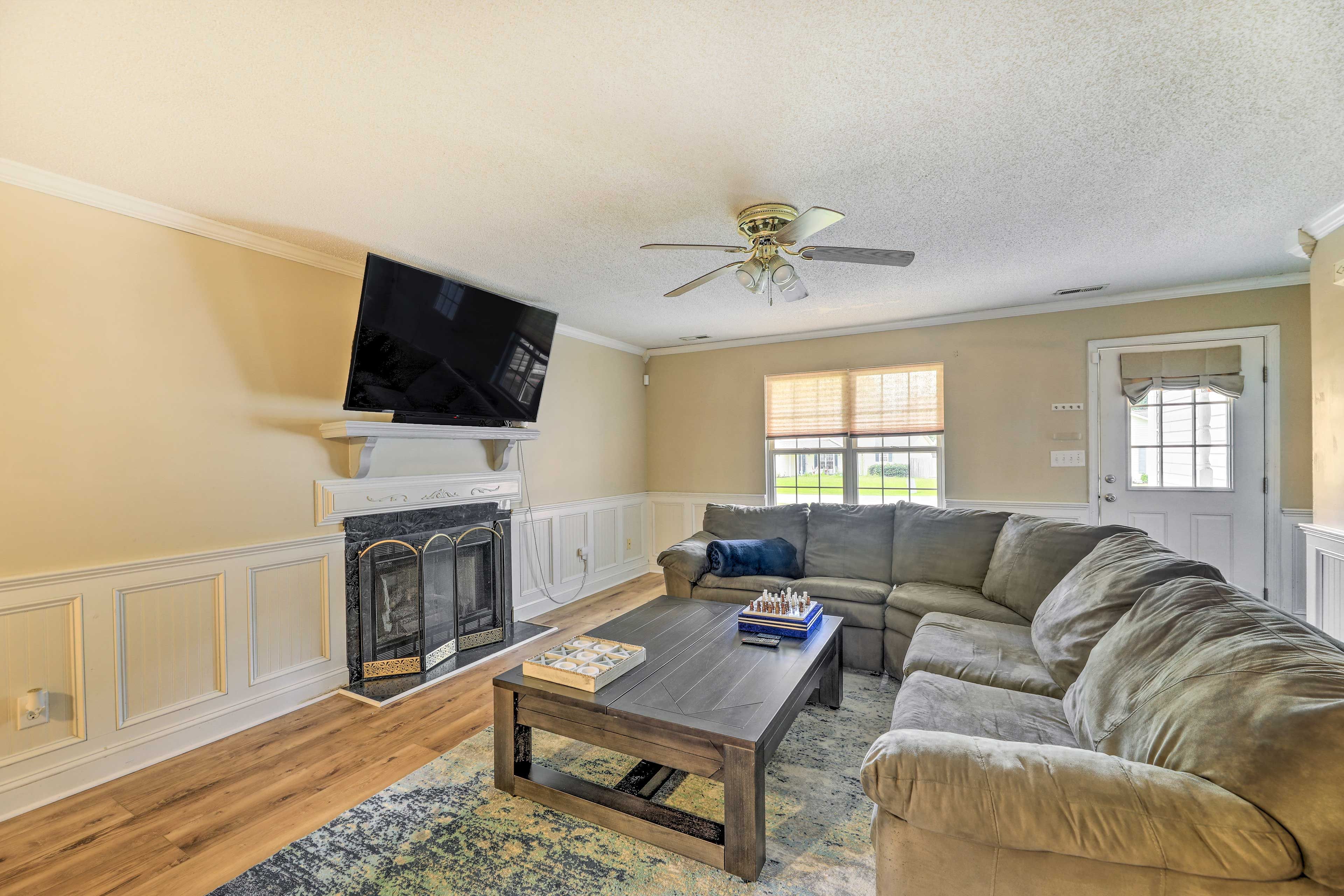 Living Room | Smart TV | Full Sleeper Sofa