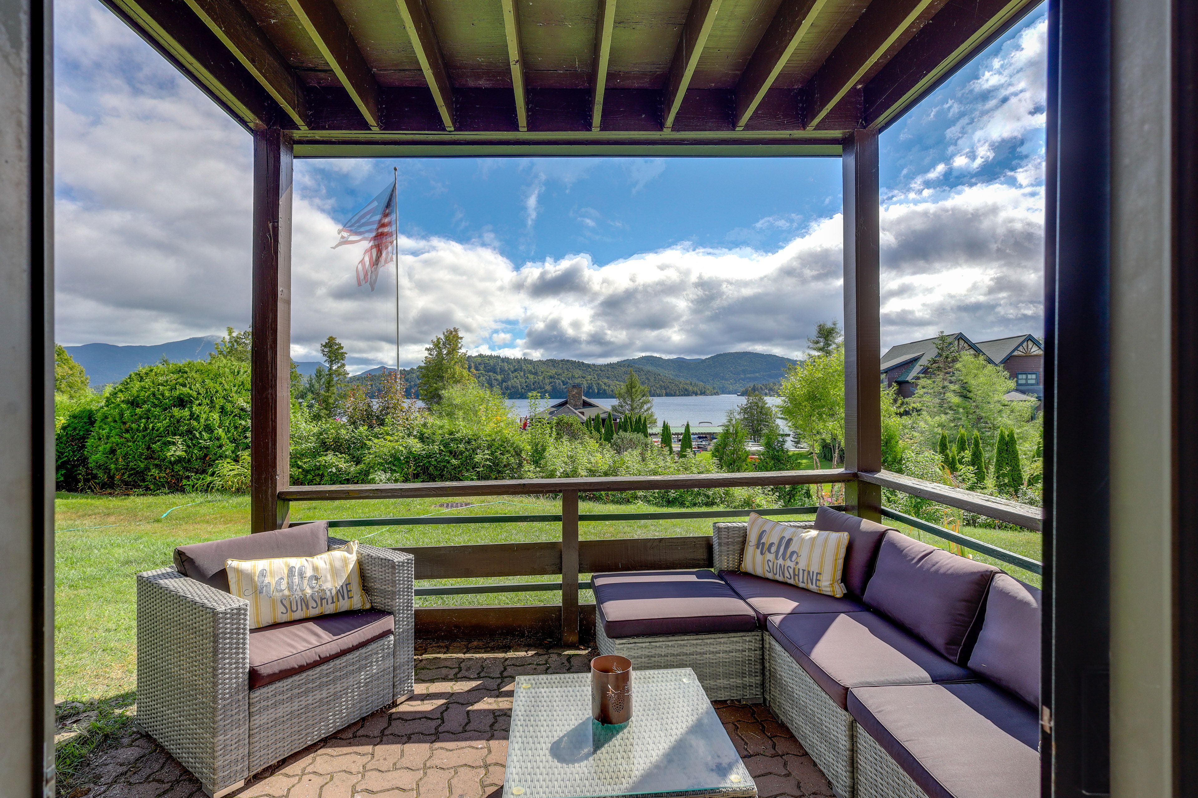 Lake Placid Vacation Rental | 2BR | 2BA | Stairs Required | 1,268 Sq Ft