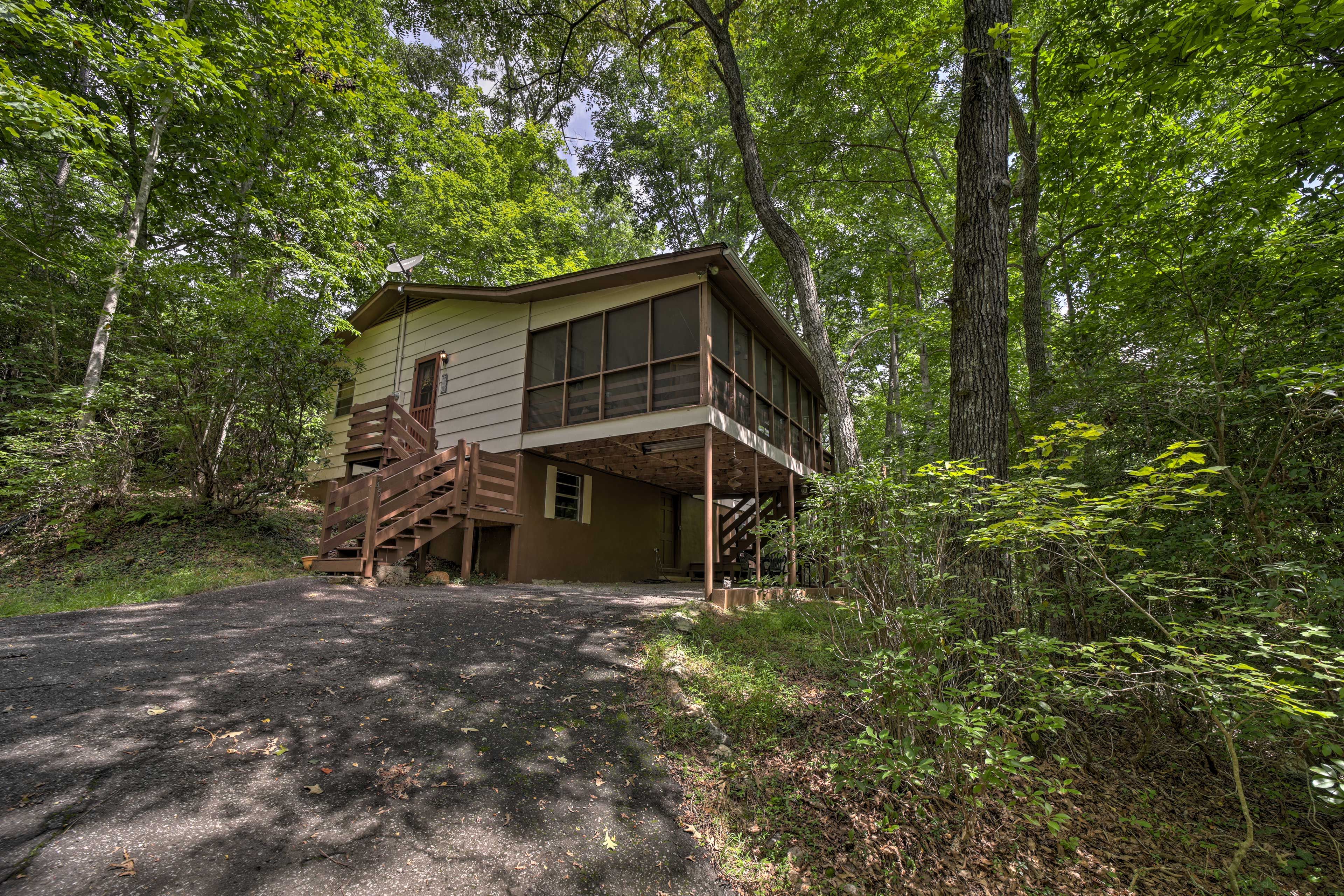 Cabin Exterior | Free WiFi | <2 Mi to Primitive Outback Kayaking & Gem Mining