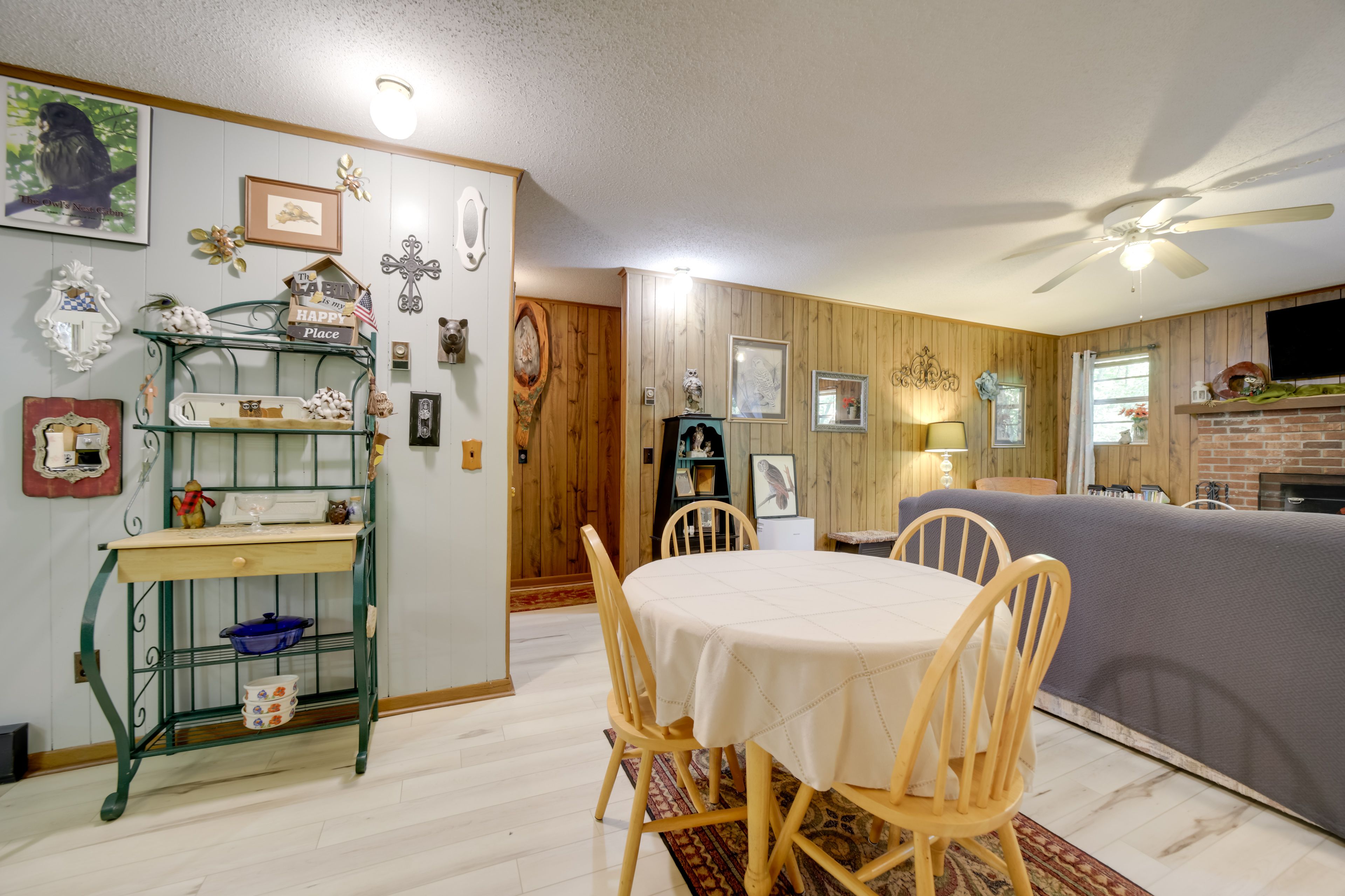 Dining Area | Window A/C Units | Well-Equipped Kitchen