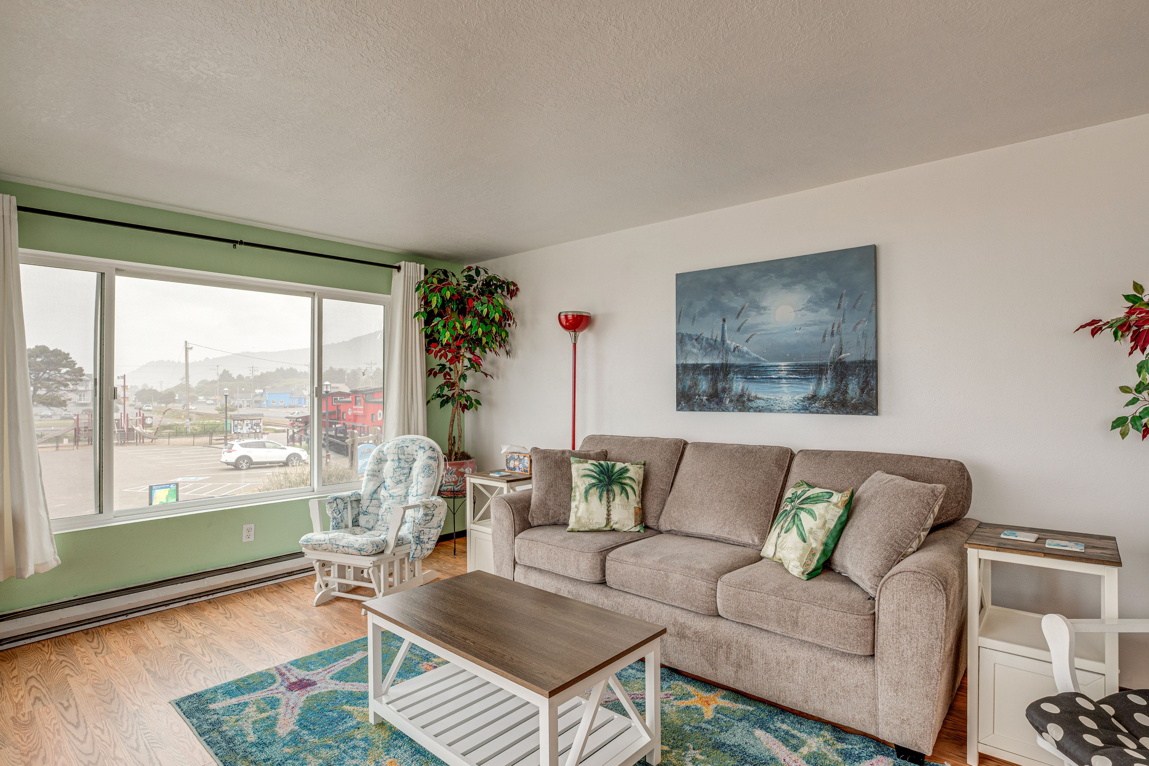 Rockaway Beach Vacation Rental | 1BR | 1BA | Stairs to Enter | 600 Sq Ft