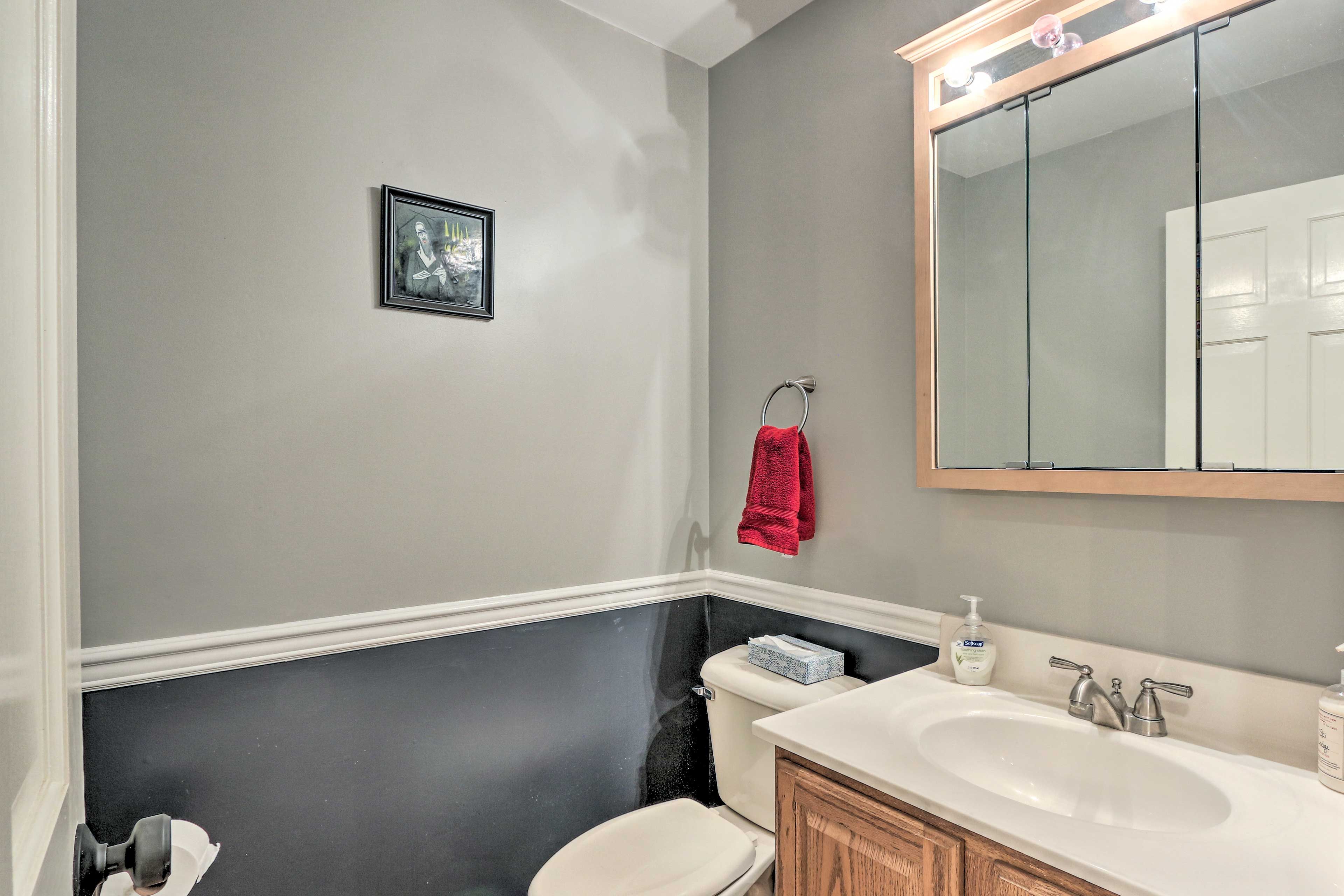 Half Bathroom | Stairs Required