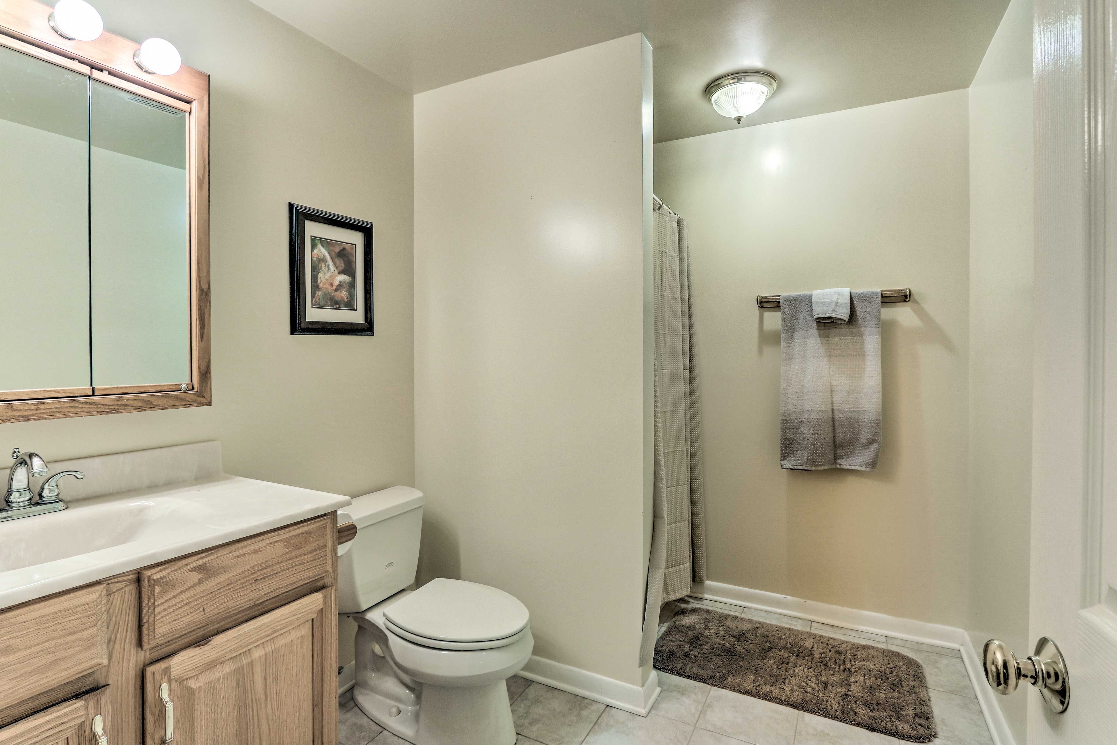 Bathroom | 2nd Floor | Stairs Required | Hair Dryer | Complimentary Toiletries