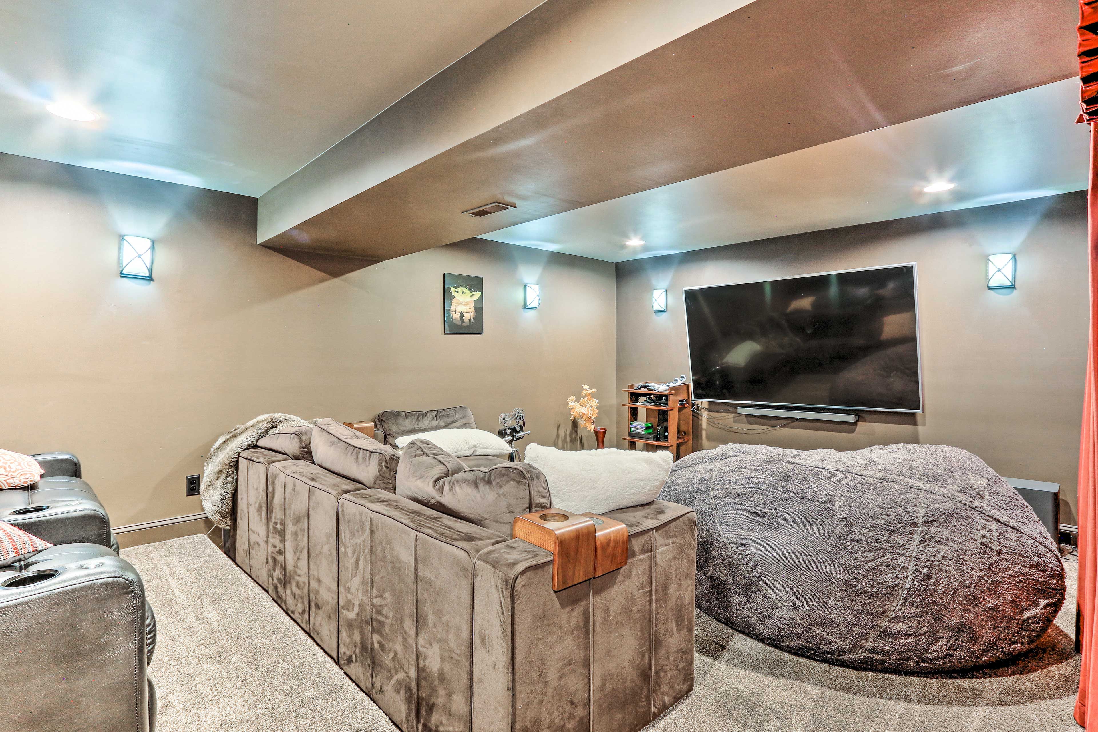 Theater | Basement | Modular Sleeper Sofa | Xbox