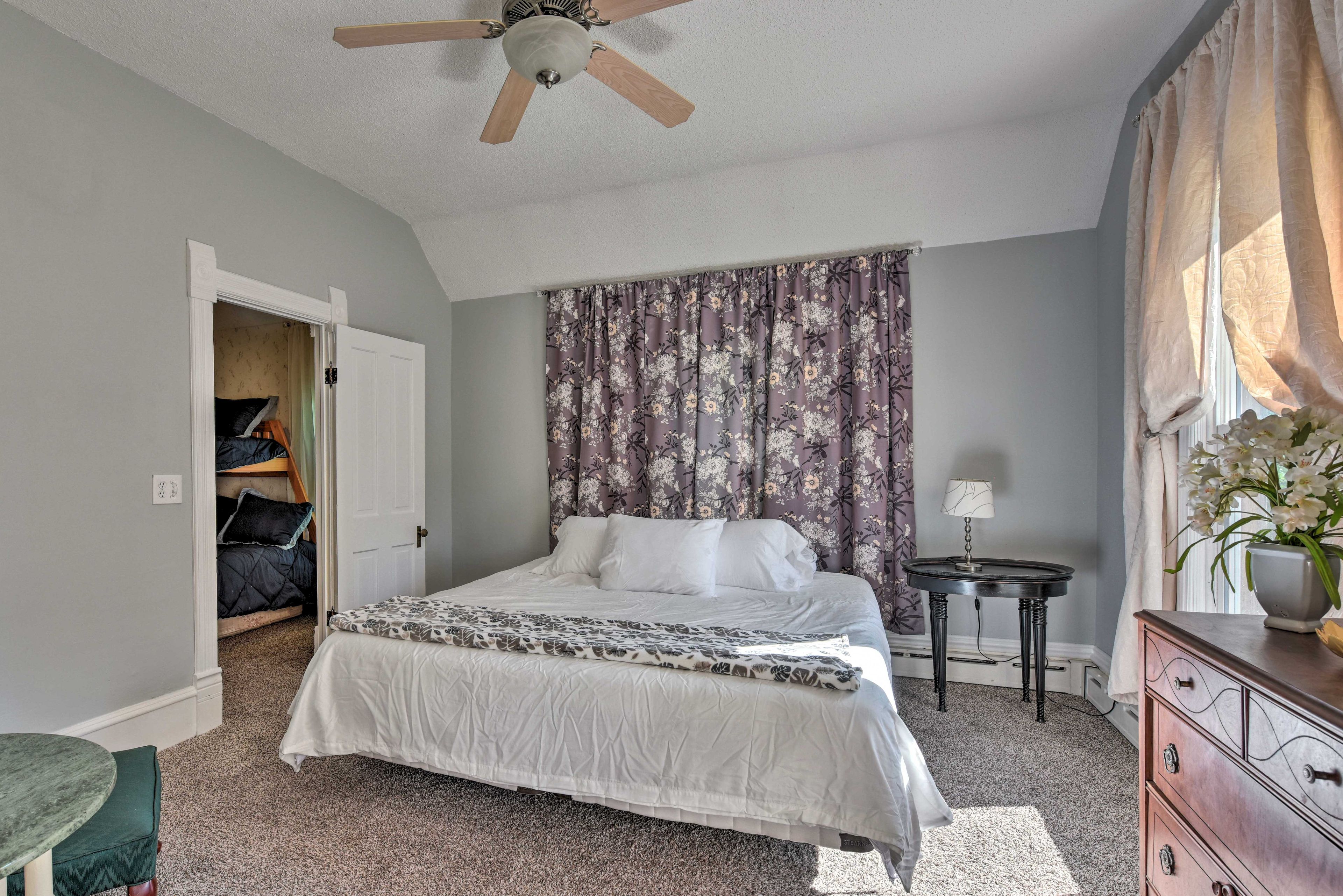 Bedroom 1 | King Bed | Pack 'n Play | Linens Provided