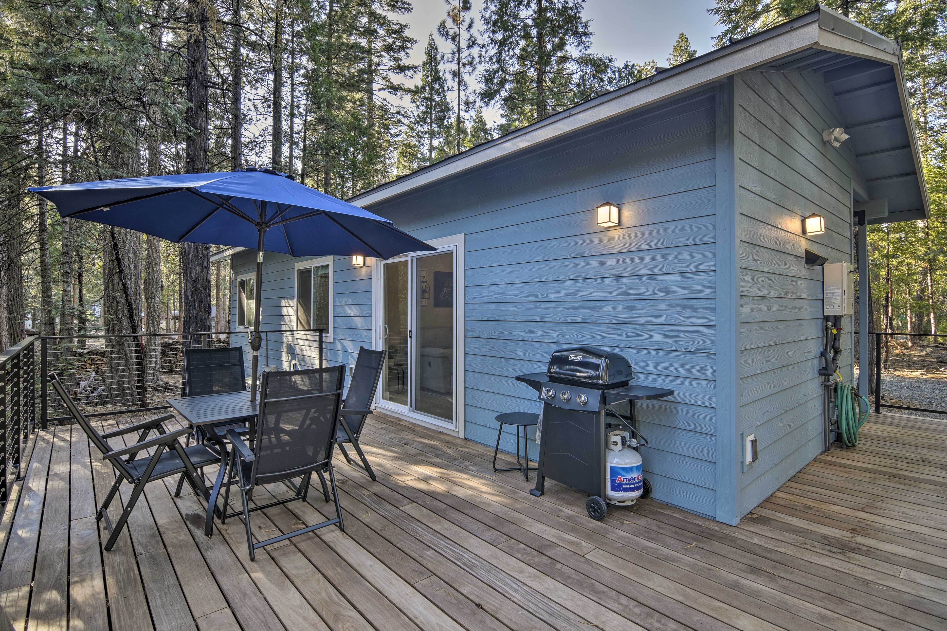 Deck | Outdoor Seating | Forest Views