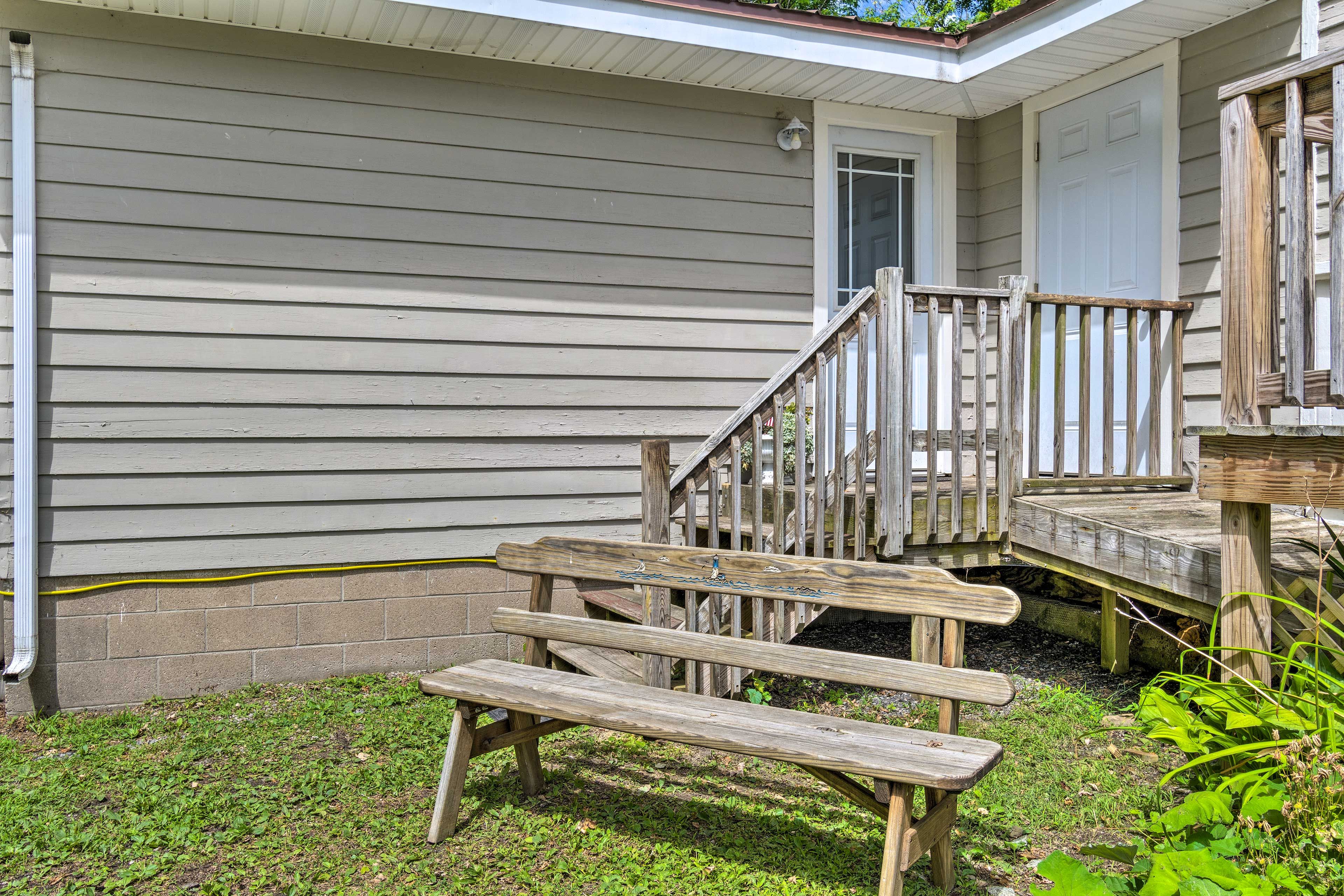 Outdoor Area | Homeowner & Another Vacation Rental On-Site