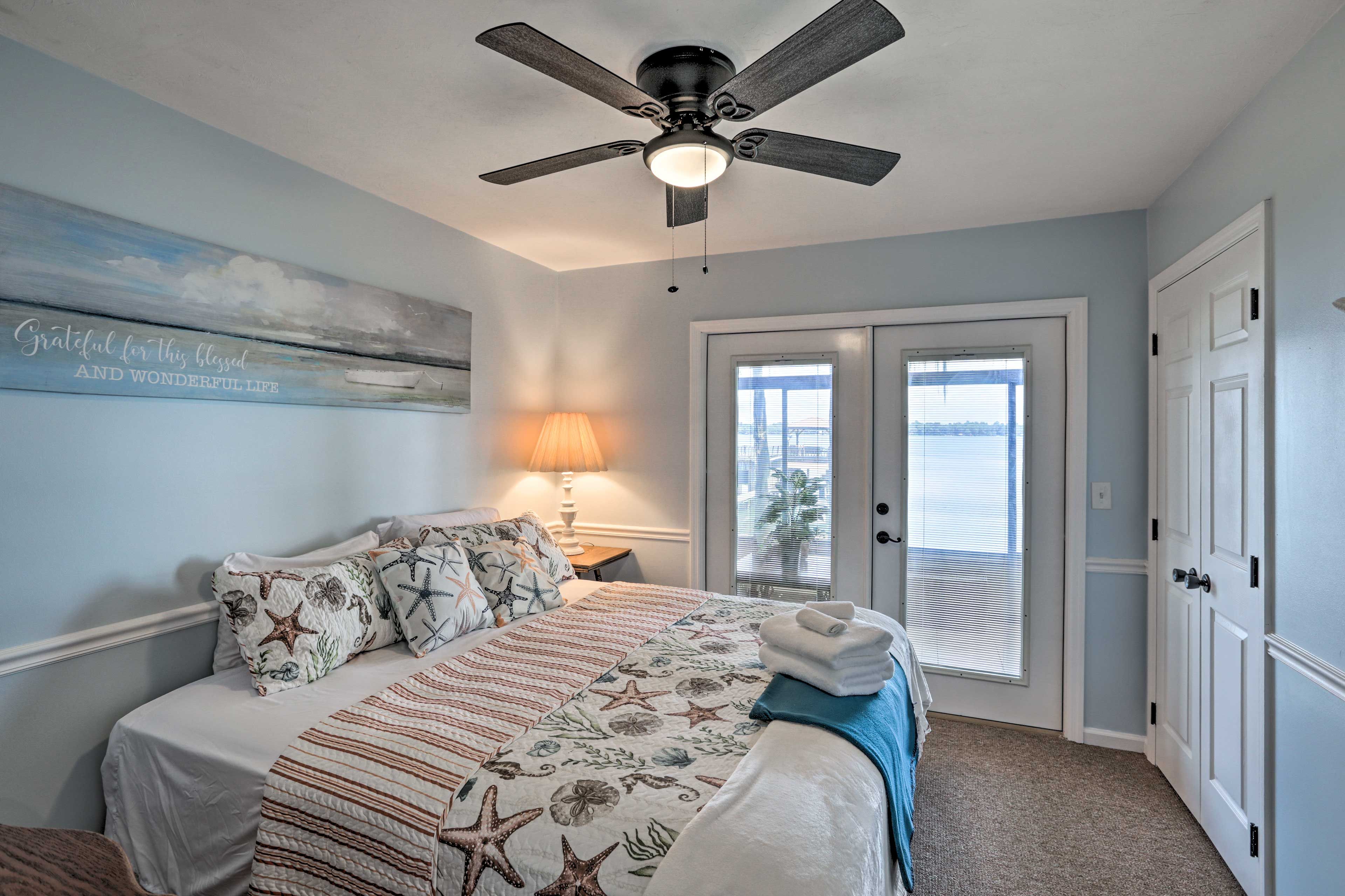 Bedroom 2 | Lower Level | California King Bed | Sunroom Access