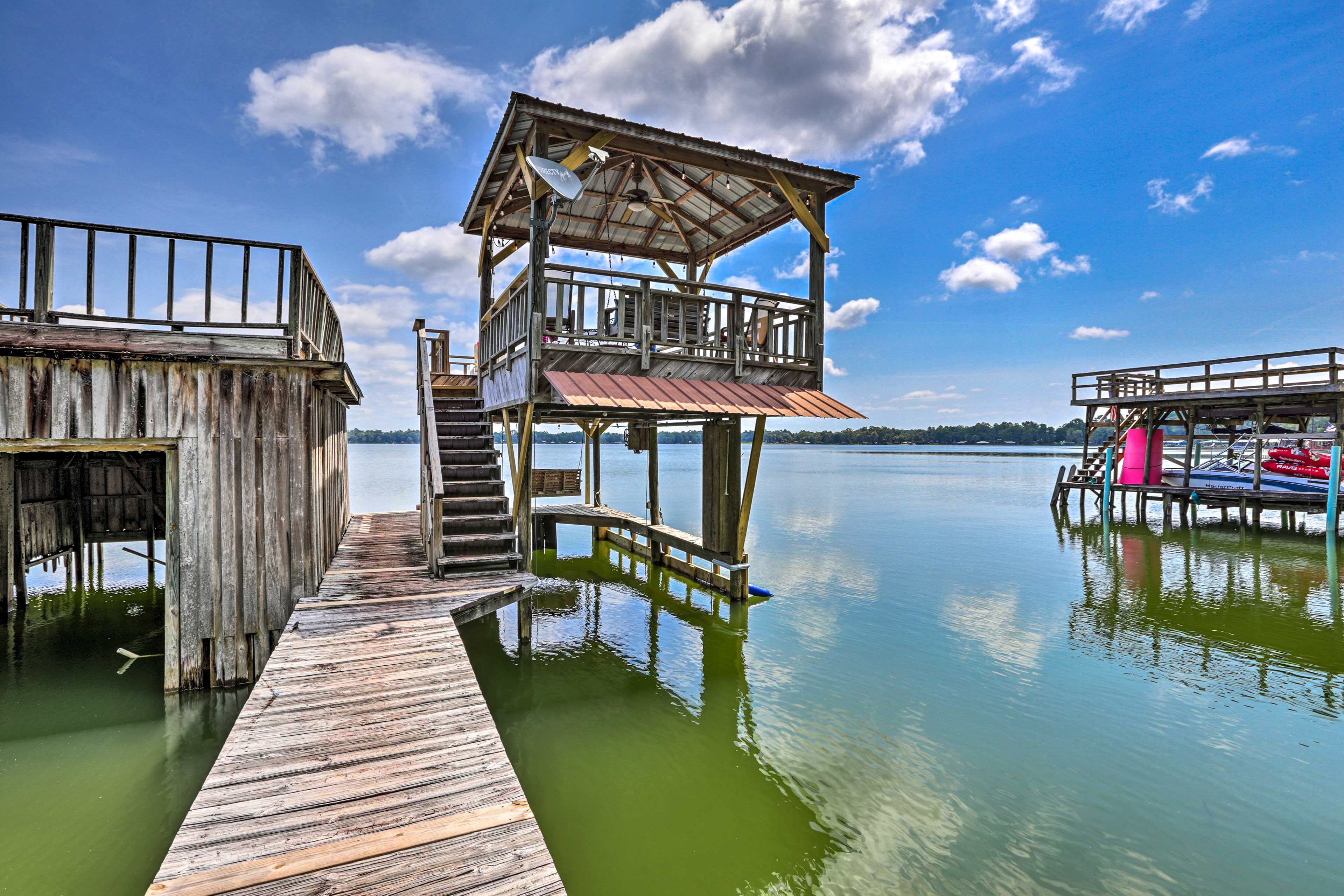 Cherry Lake Access | Multi-Level Boat Dock